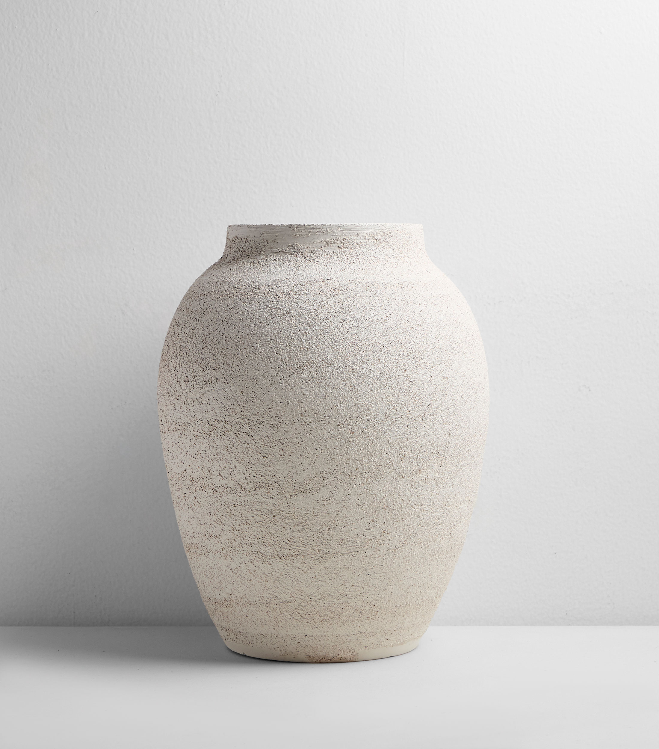Florero Chico Tierra Banca en ceramica