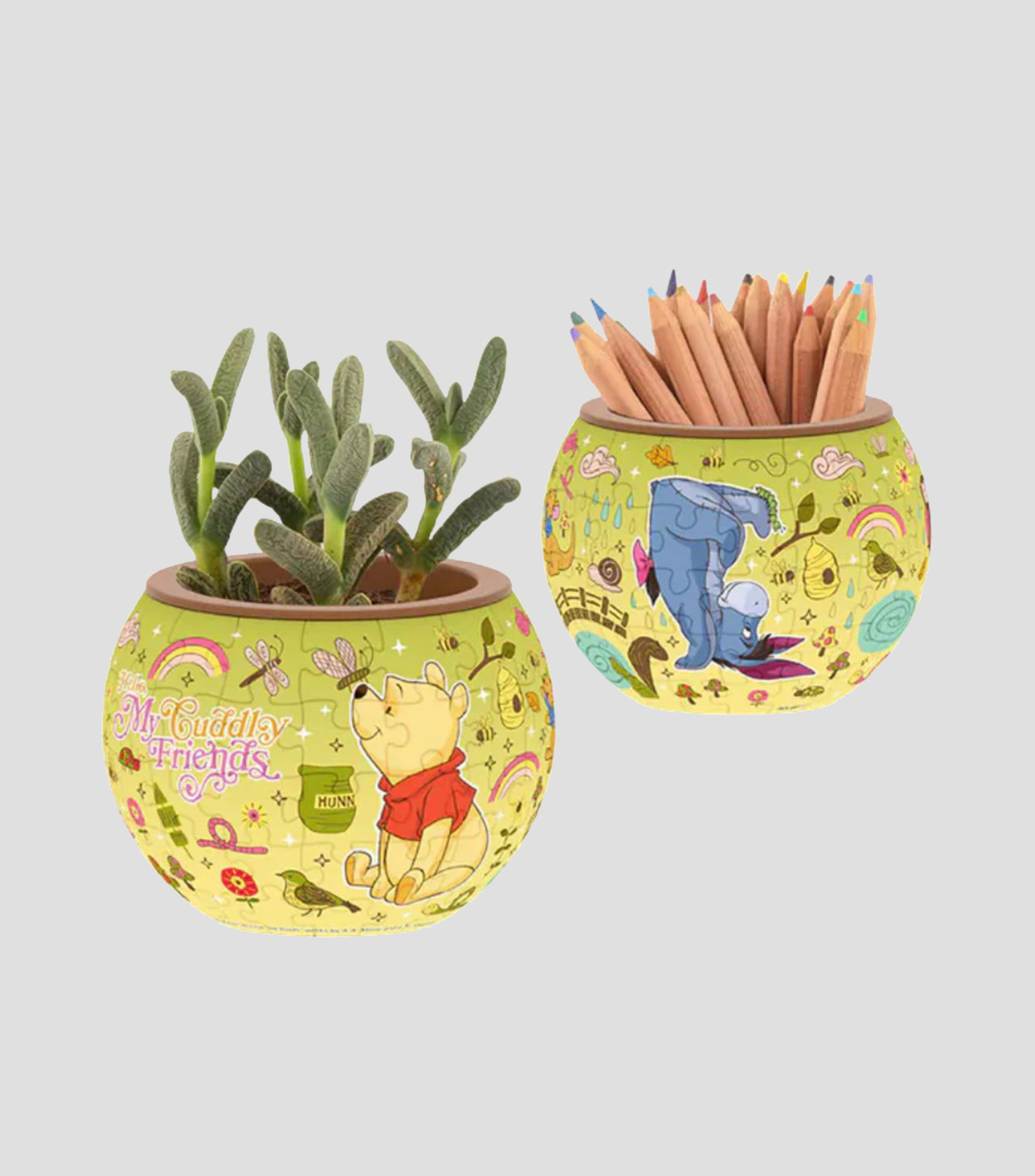 Rompecabezas 3D Maceta, 80 piezas Winnie Pooh de plástico
