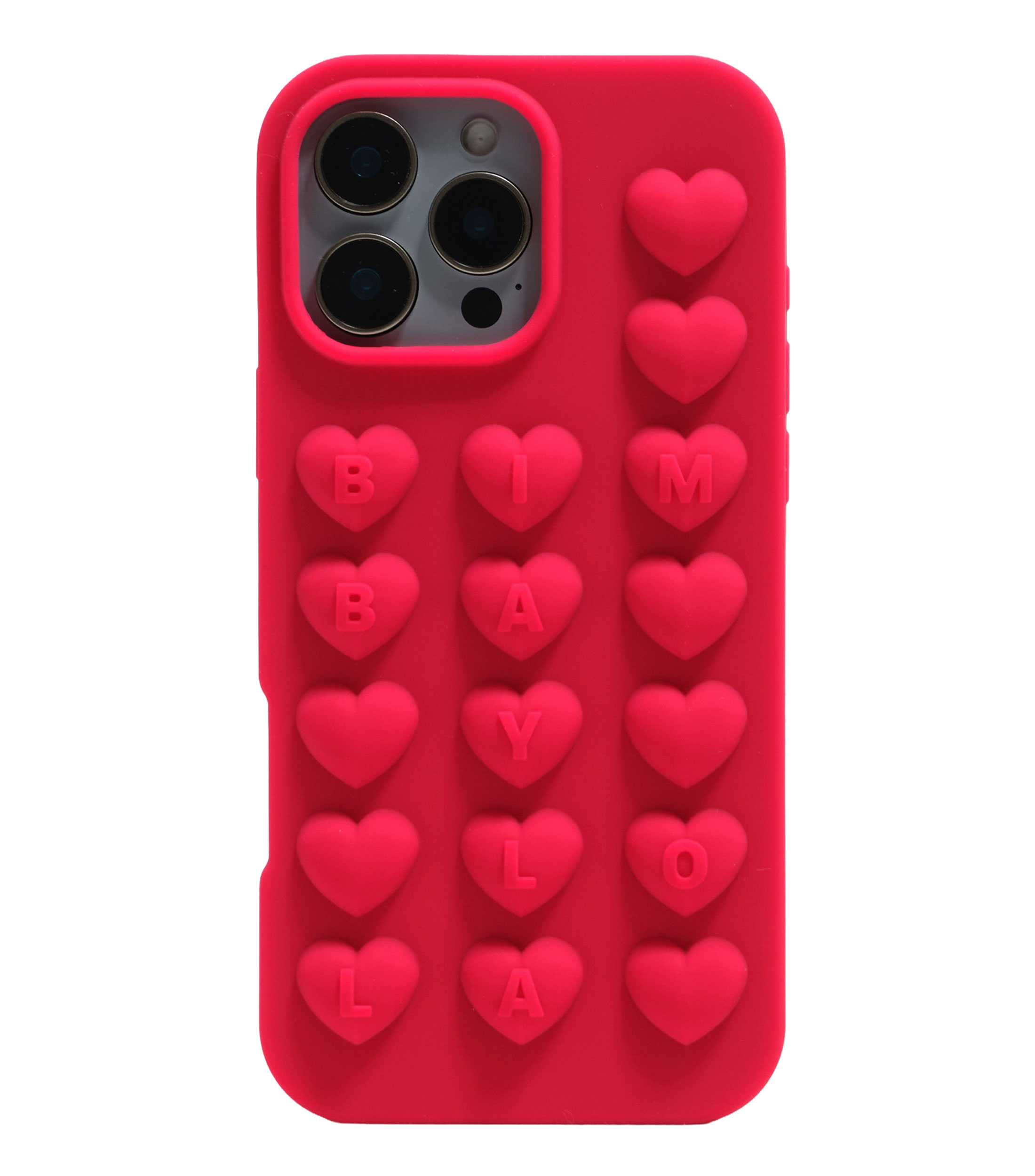 Funda silicona iPhone 14 Pro Max Frambuesa