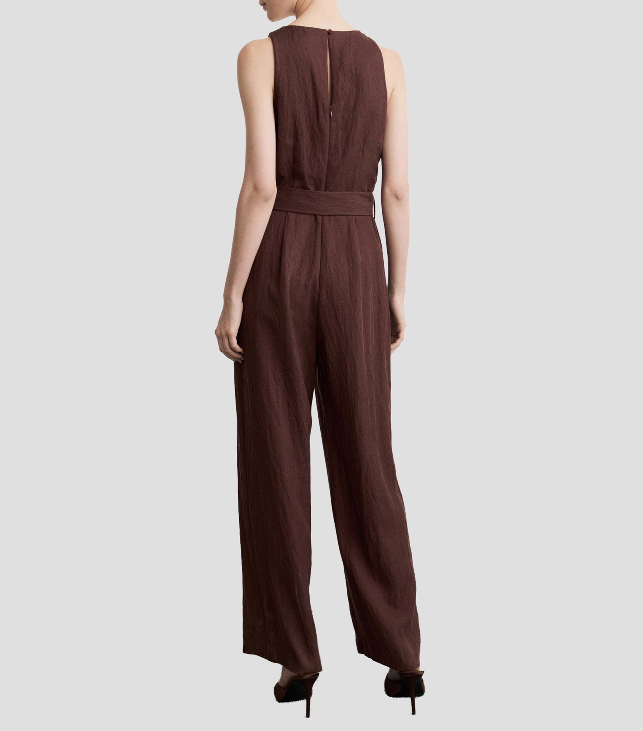 Jumpsuit de corte recto Mujer