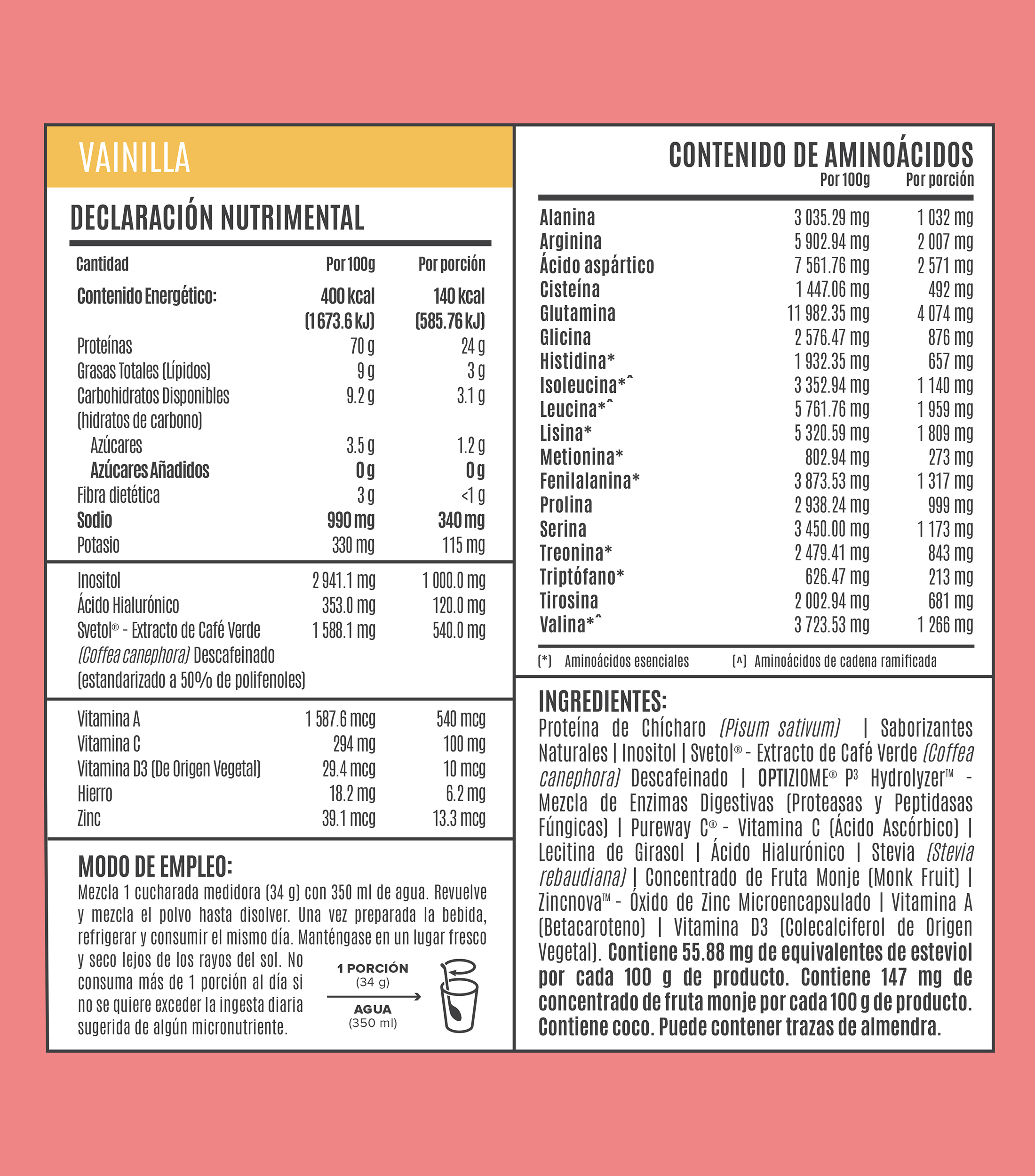 Proteína Fitmingo - Vainilla 1.7 Kg