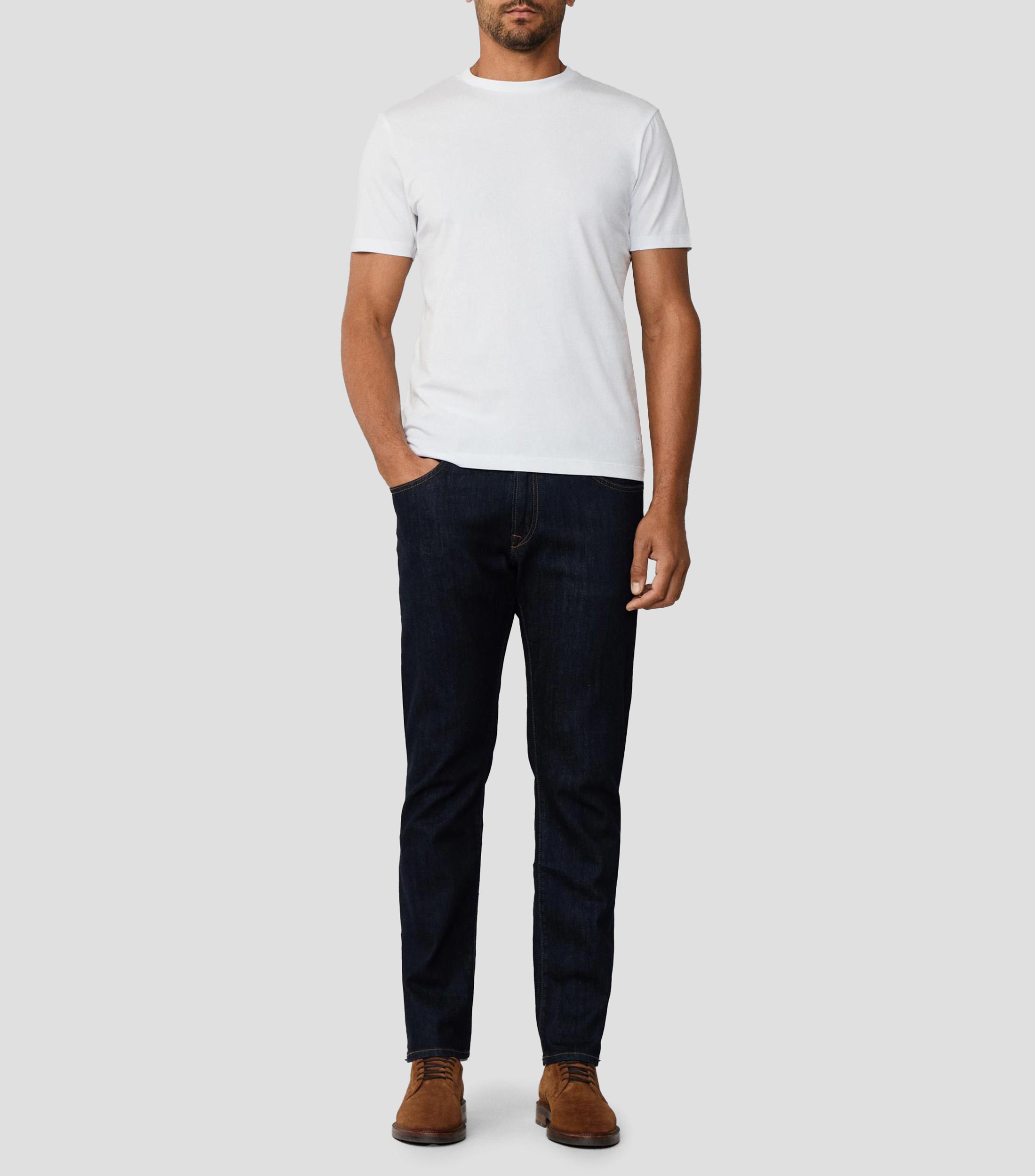 Playera cuello redondo manga corta lisa Hombre