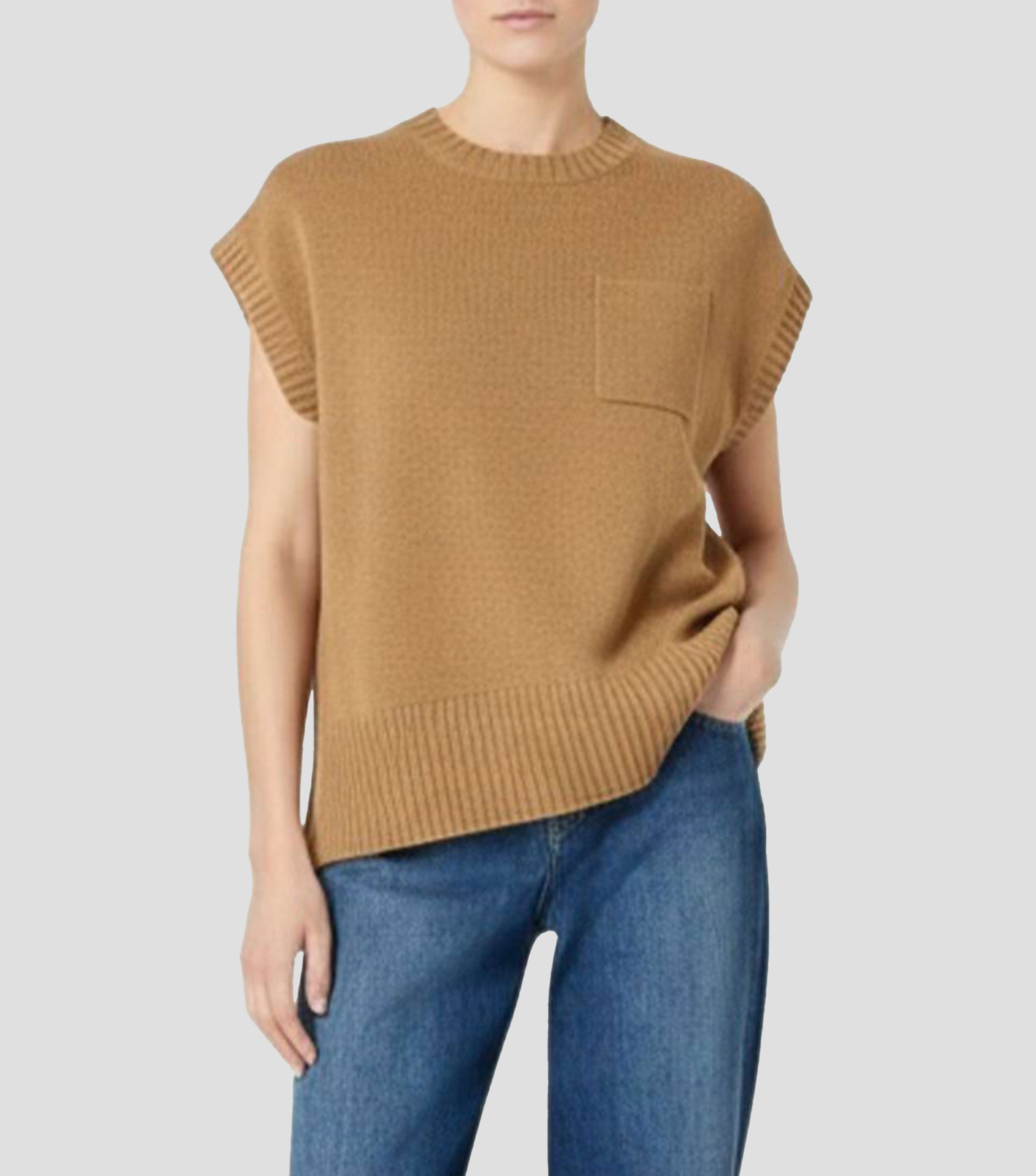 Blusa con microdiseño manga corta Mujer