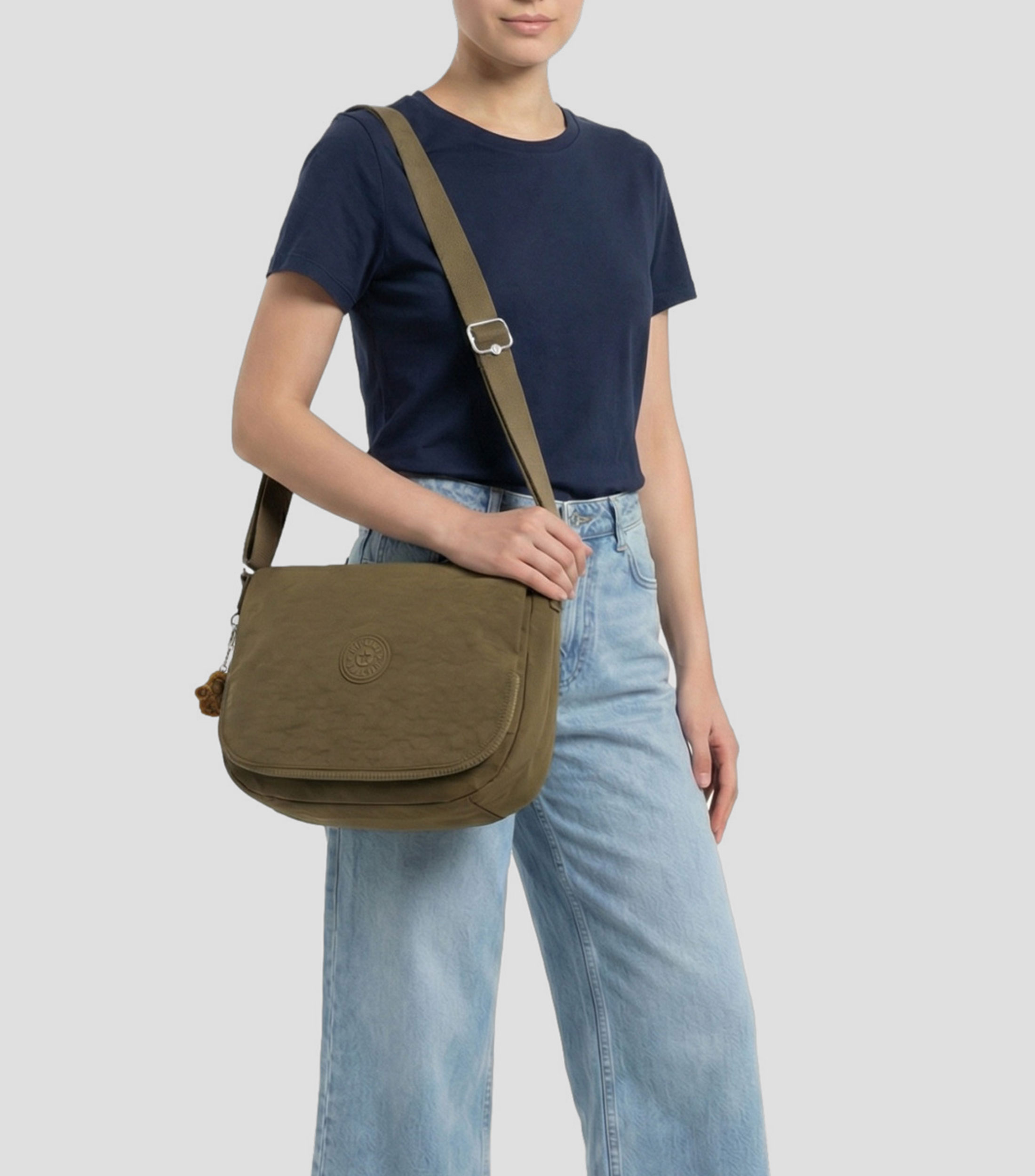Bolsa crossbody café Earthbeat M lisa Mujer