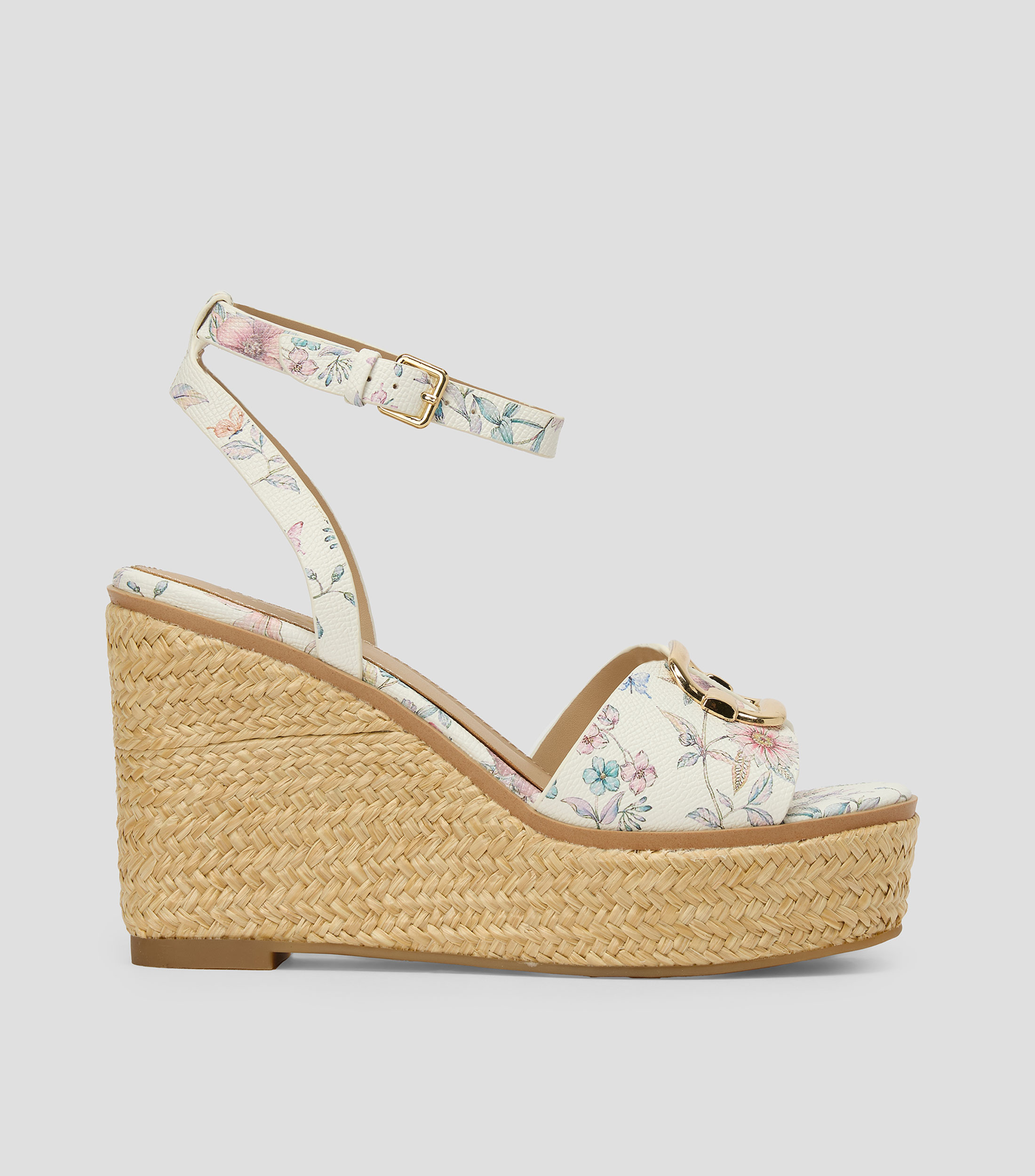 Alpargatas con tacón alto de cuña Mujer