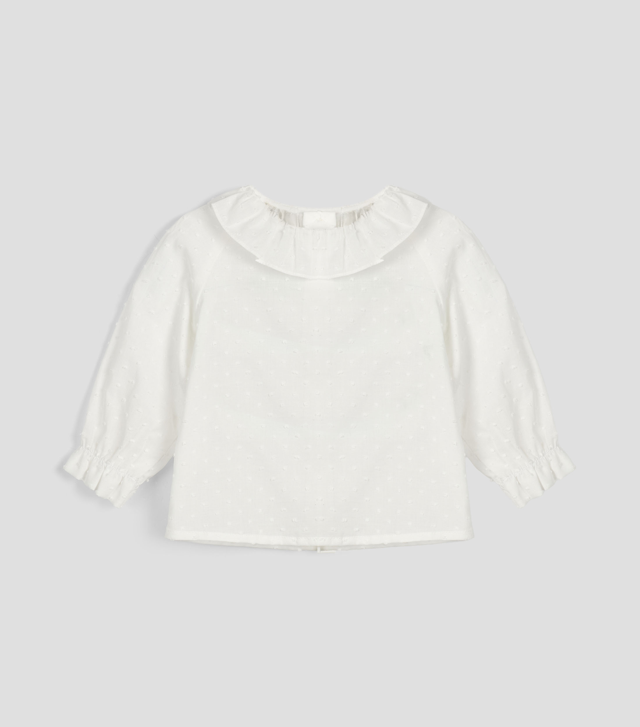 Blusa con microdiseños manga larga Bebé