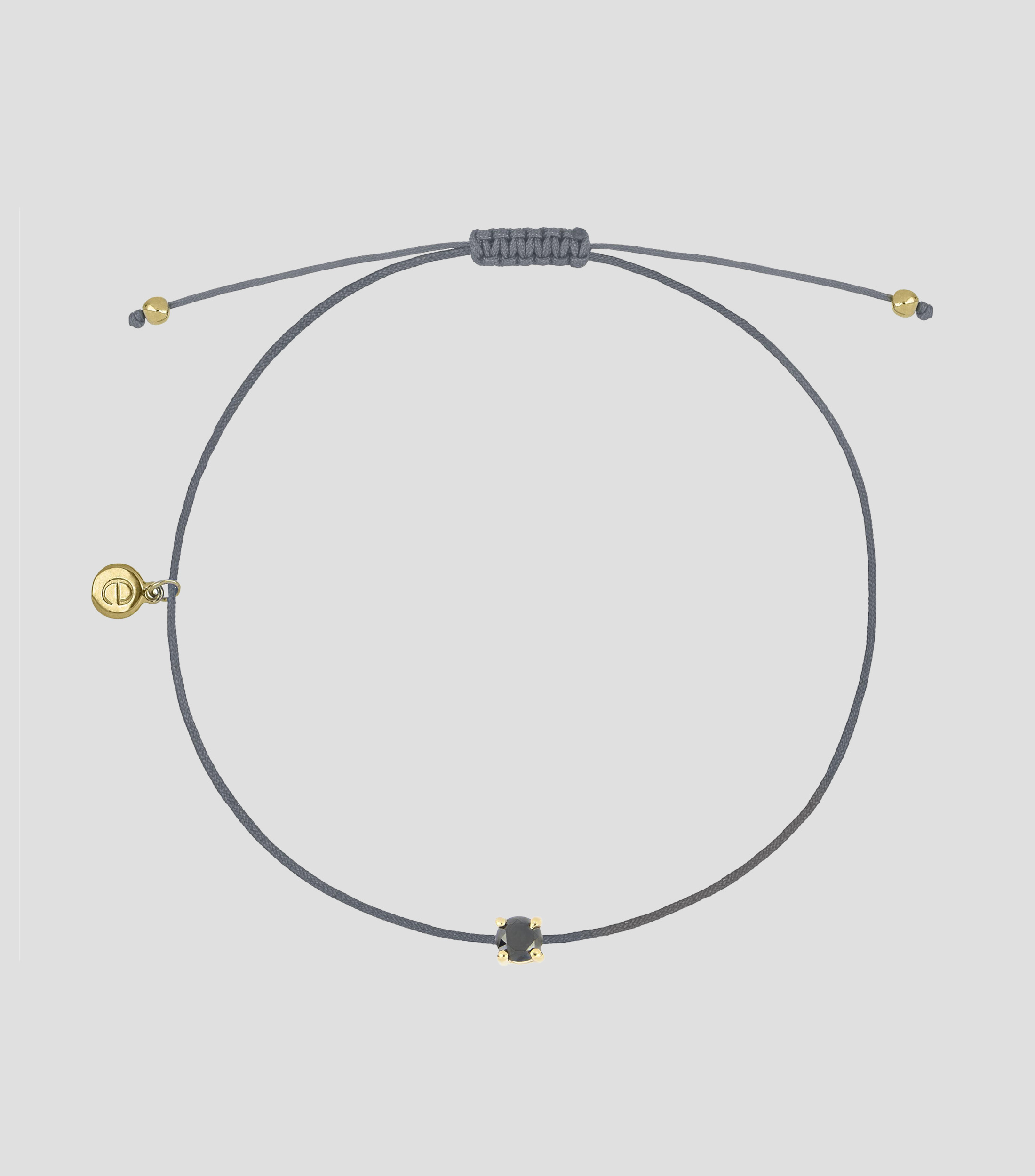 Pulsera con Diamante negro Mujer