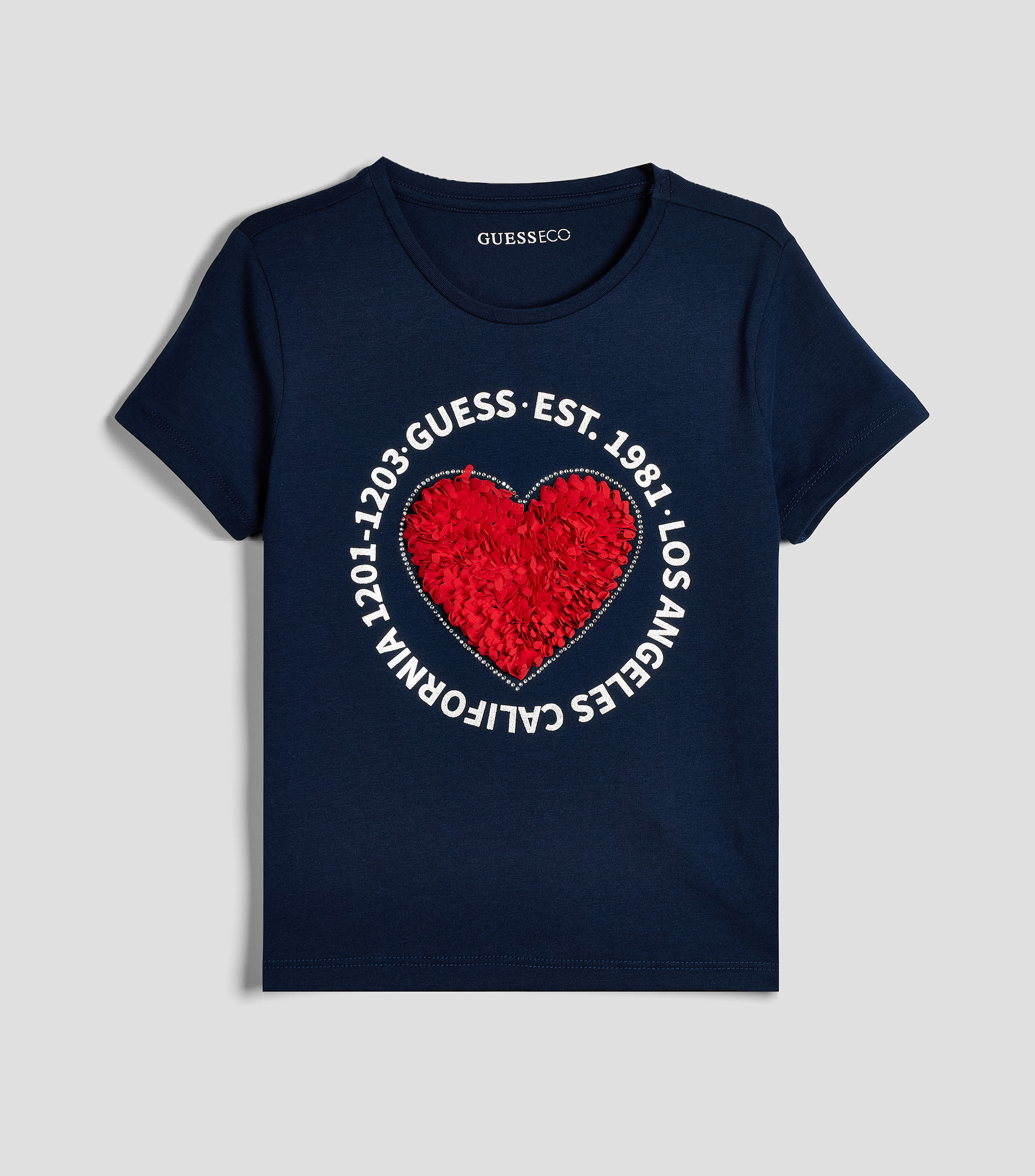 Playera cuello redondo manga corta fantasía Niña