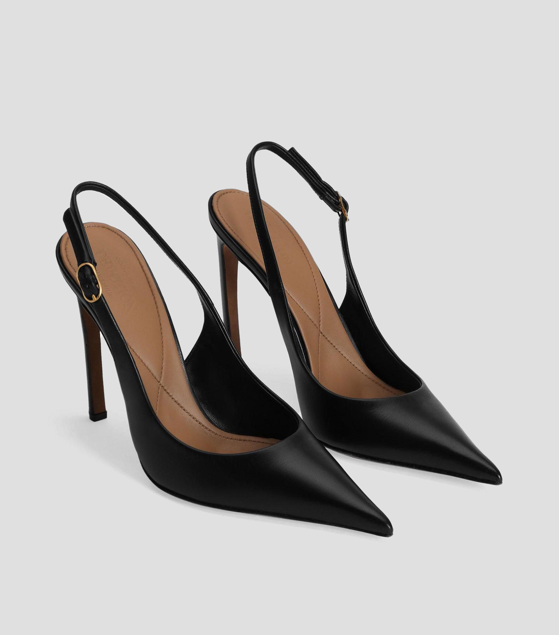 Zapatillas con tacon alto de aguja Mujer