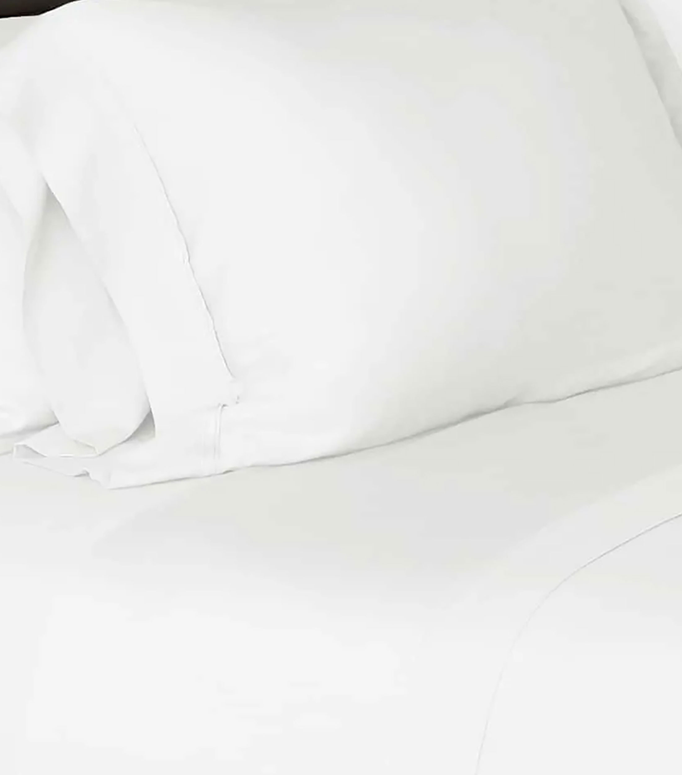 Juego de sábanas para cuna Sateen blanco