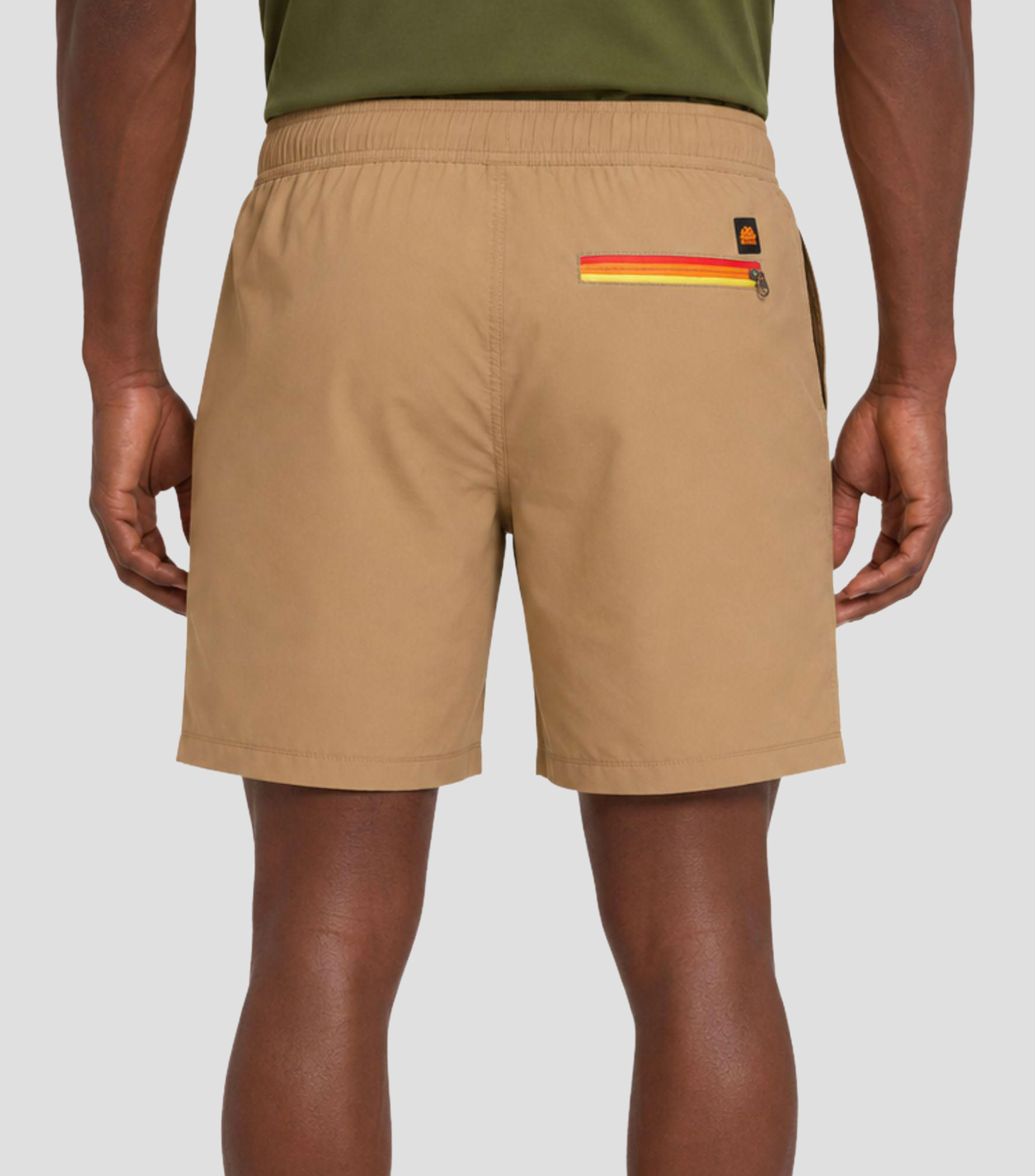 Traje de baño corto Liso Hombre