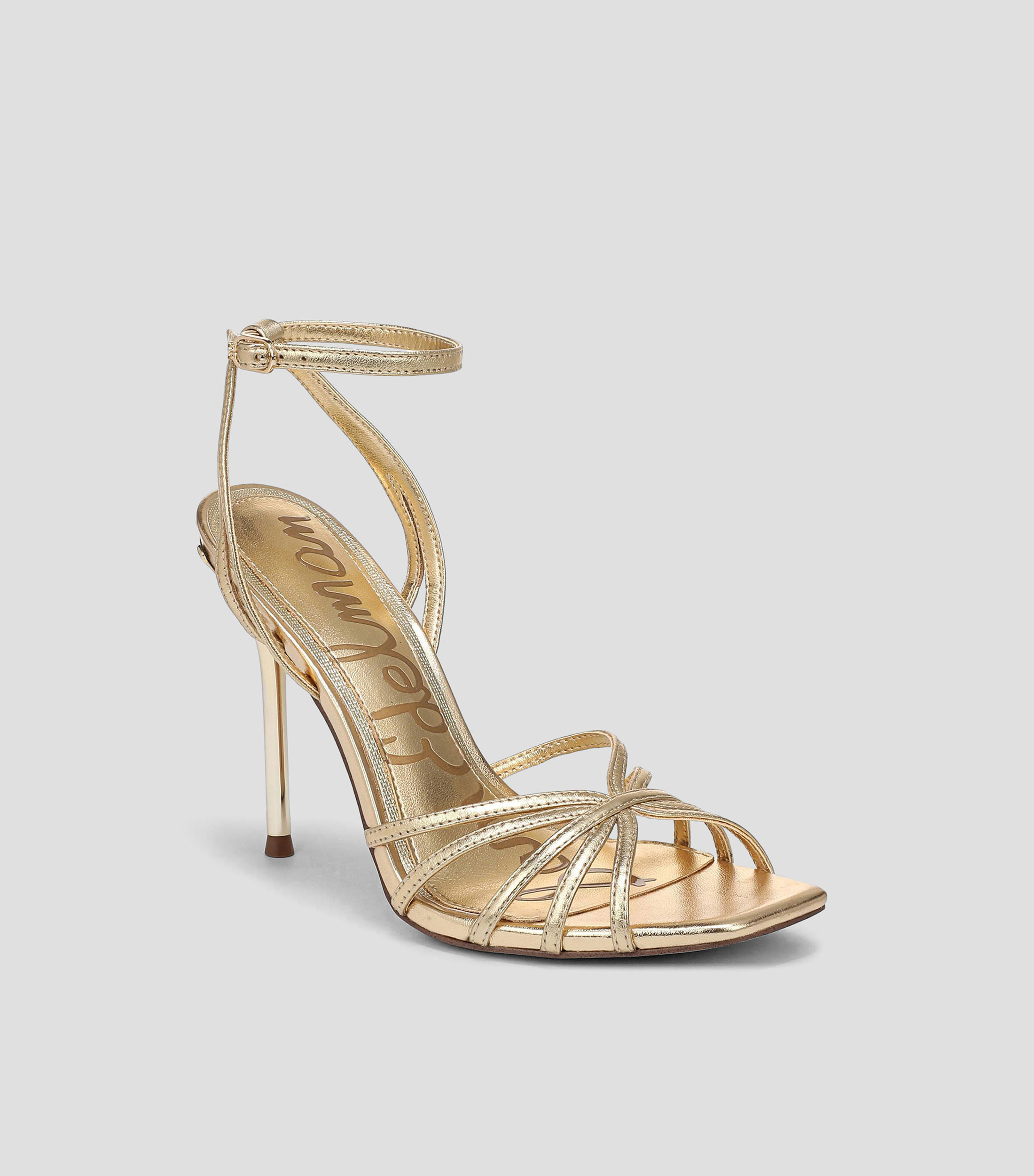 Sandalias con tacón alto de aguja Mujer