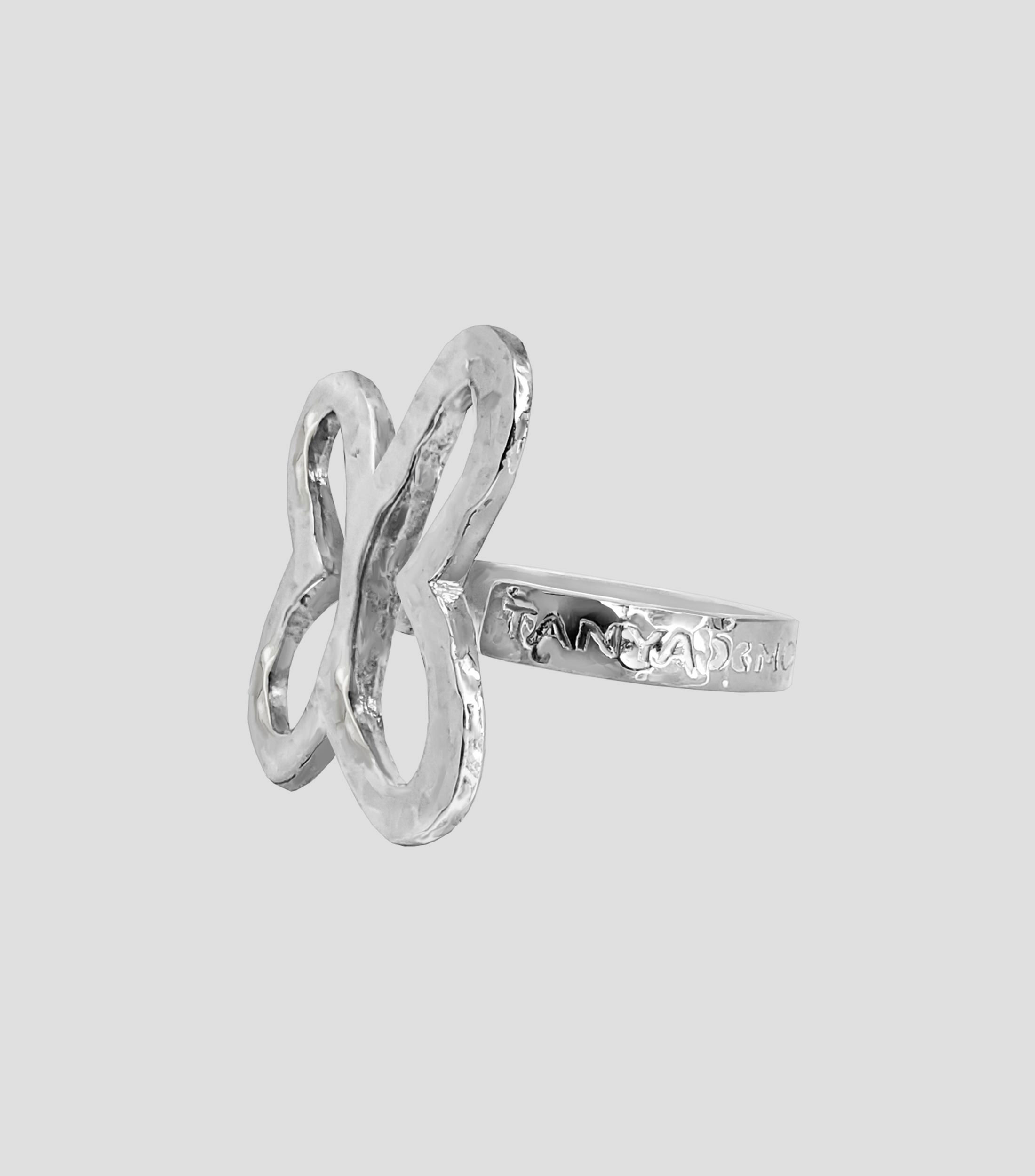 Anillo Liberty mariposa en plata Mujer