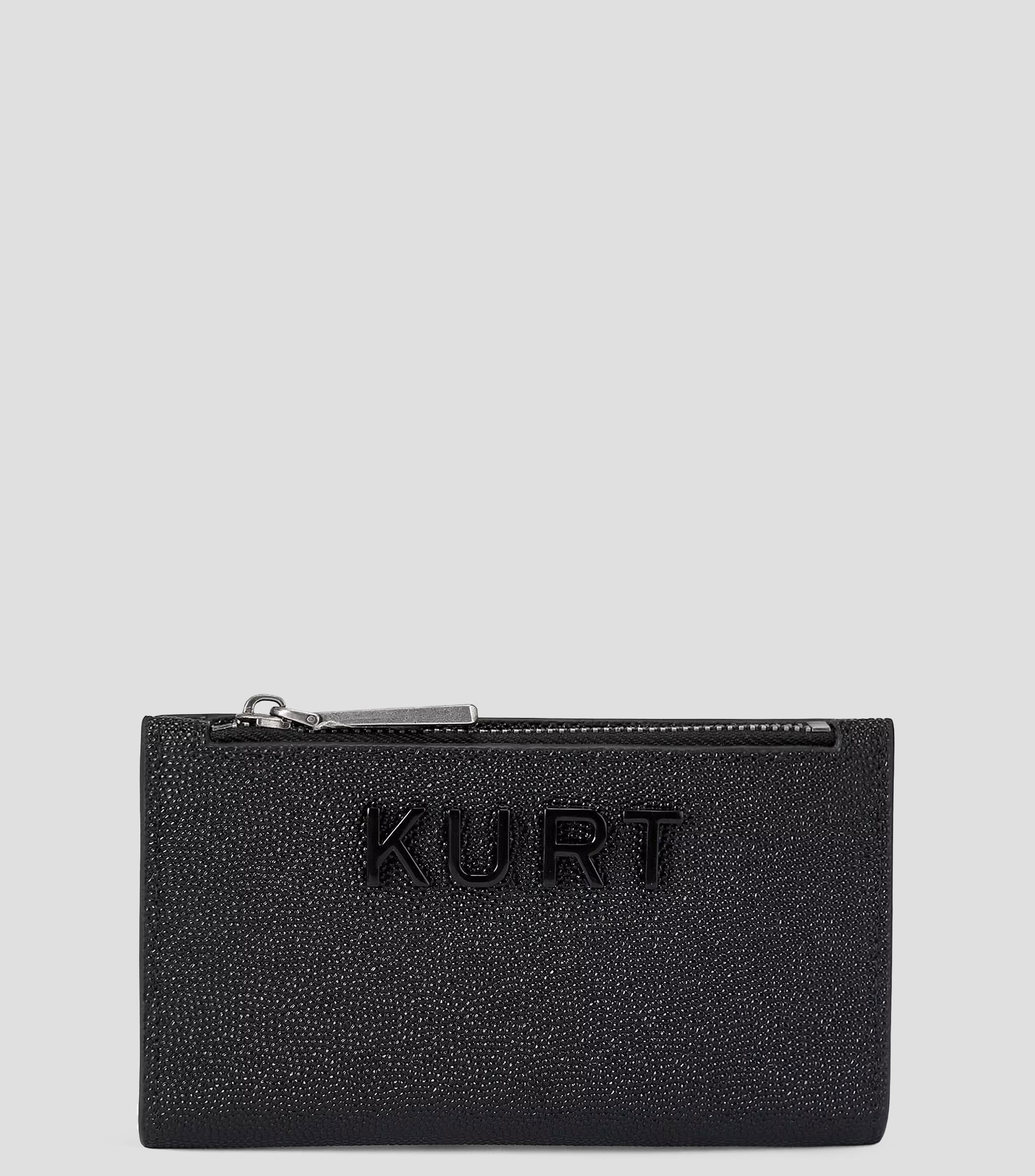Cartera en piel lisa Mujer