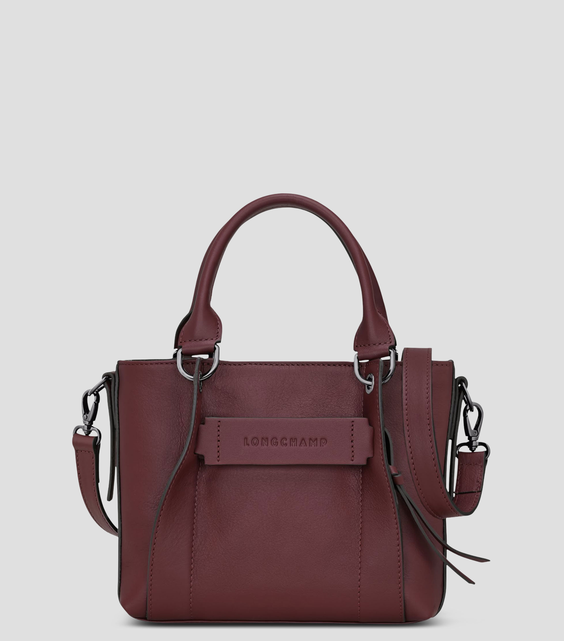 Bolsa de mano Tote en cuero de becerro SS26 3D lisa Mujer