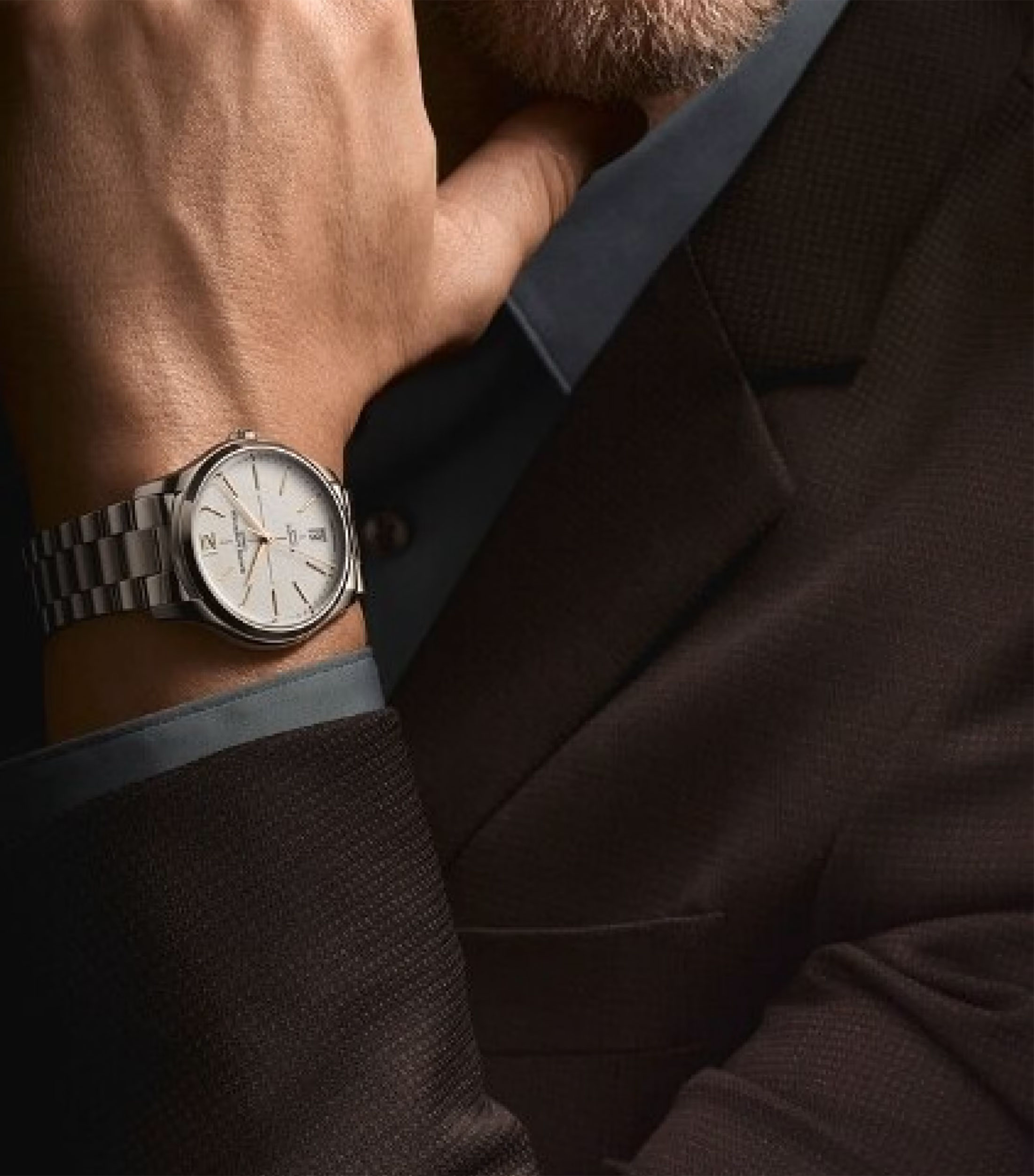 Reloj para hombre Clifton casual, plateado