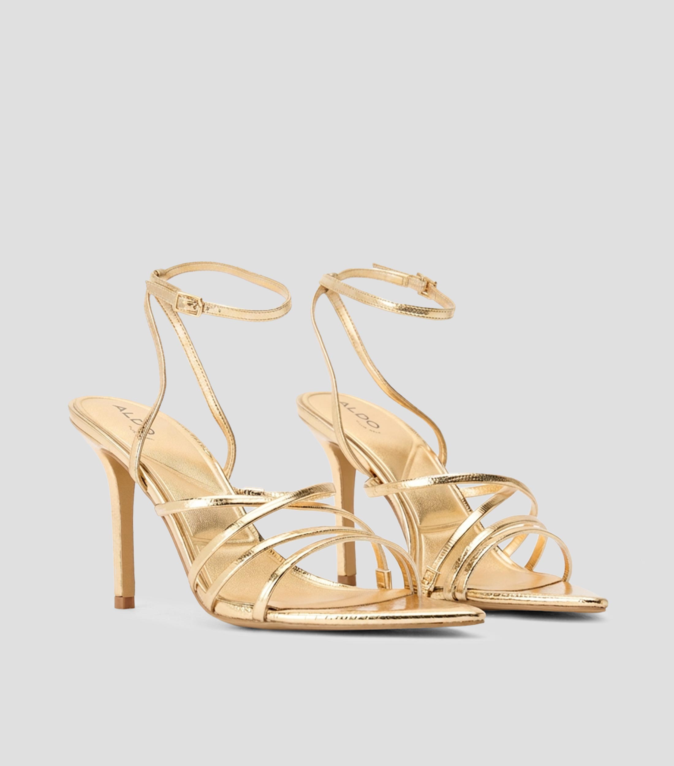 Sandalias con tacón alto de aguja Solania Mujer