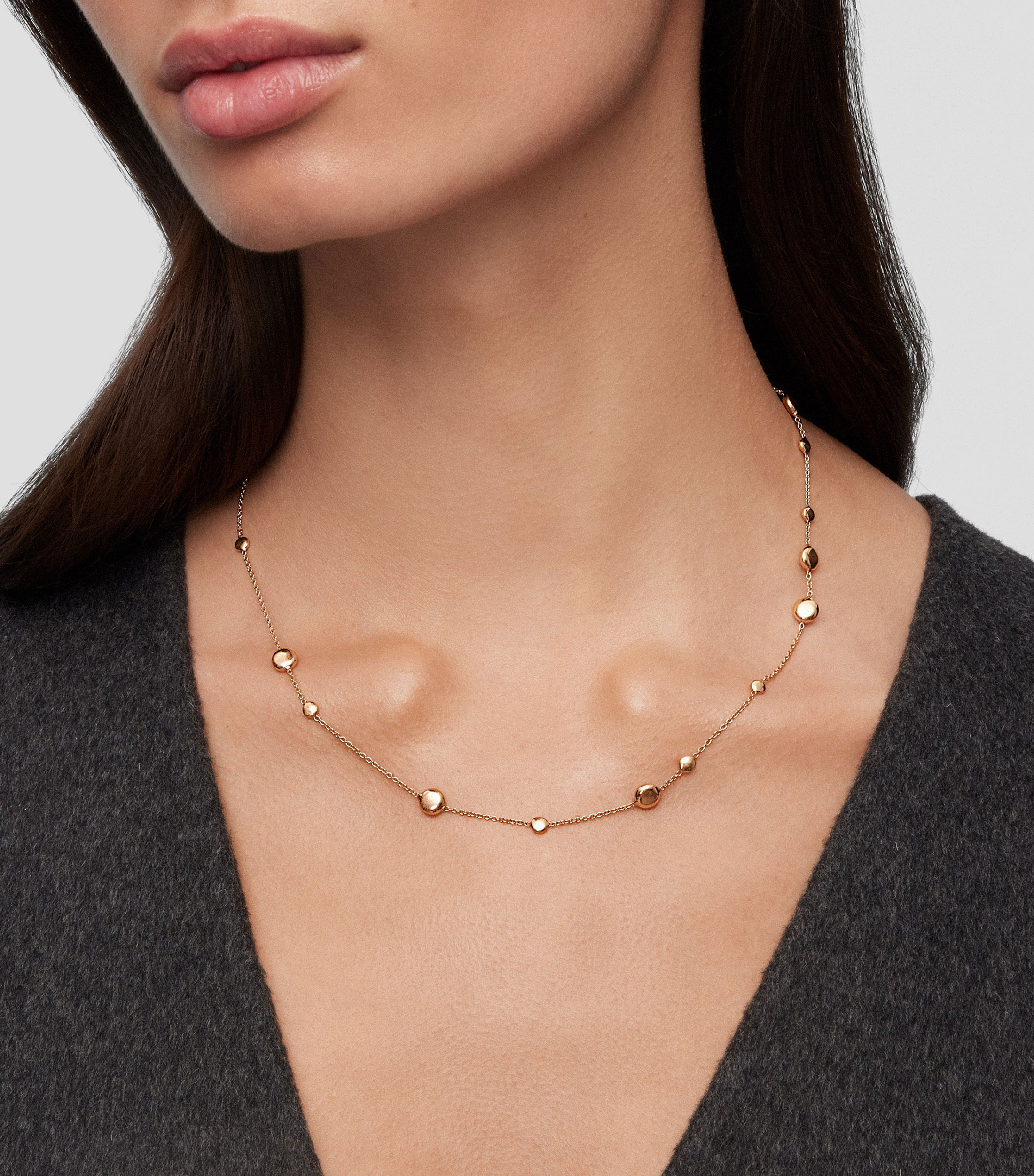 Collar en oro rosa 18 Kts Idalia Mujer