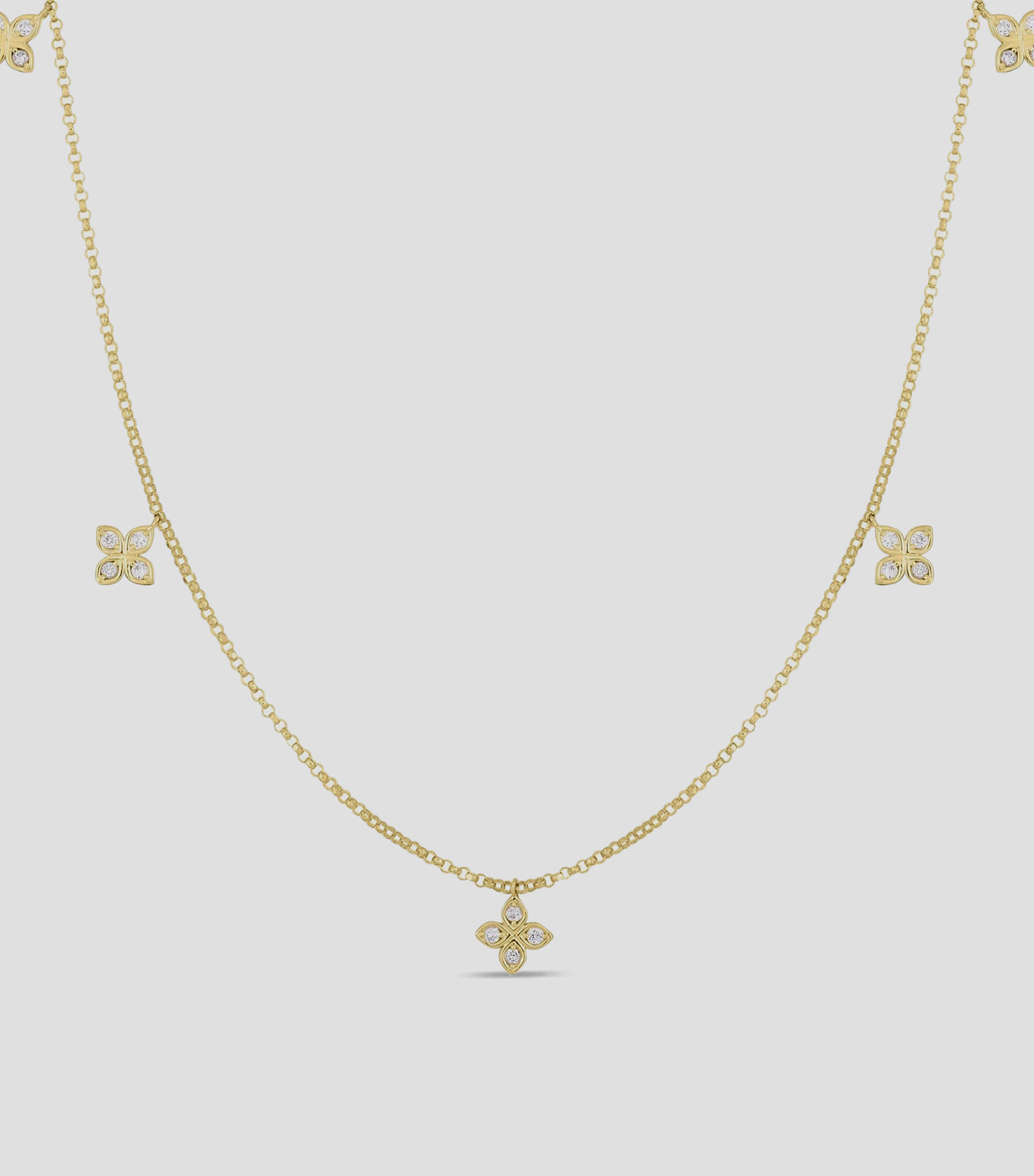 Collar en Oro amarillo de 18 Kilates con diamantes Love in Verona Mujer