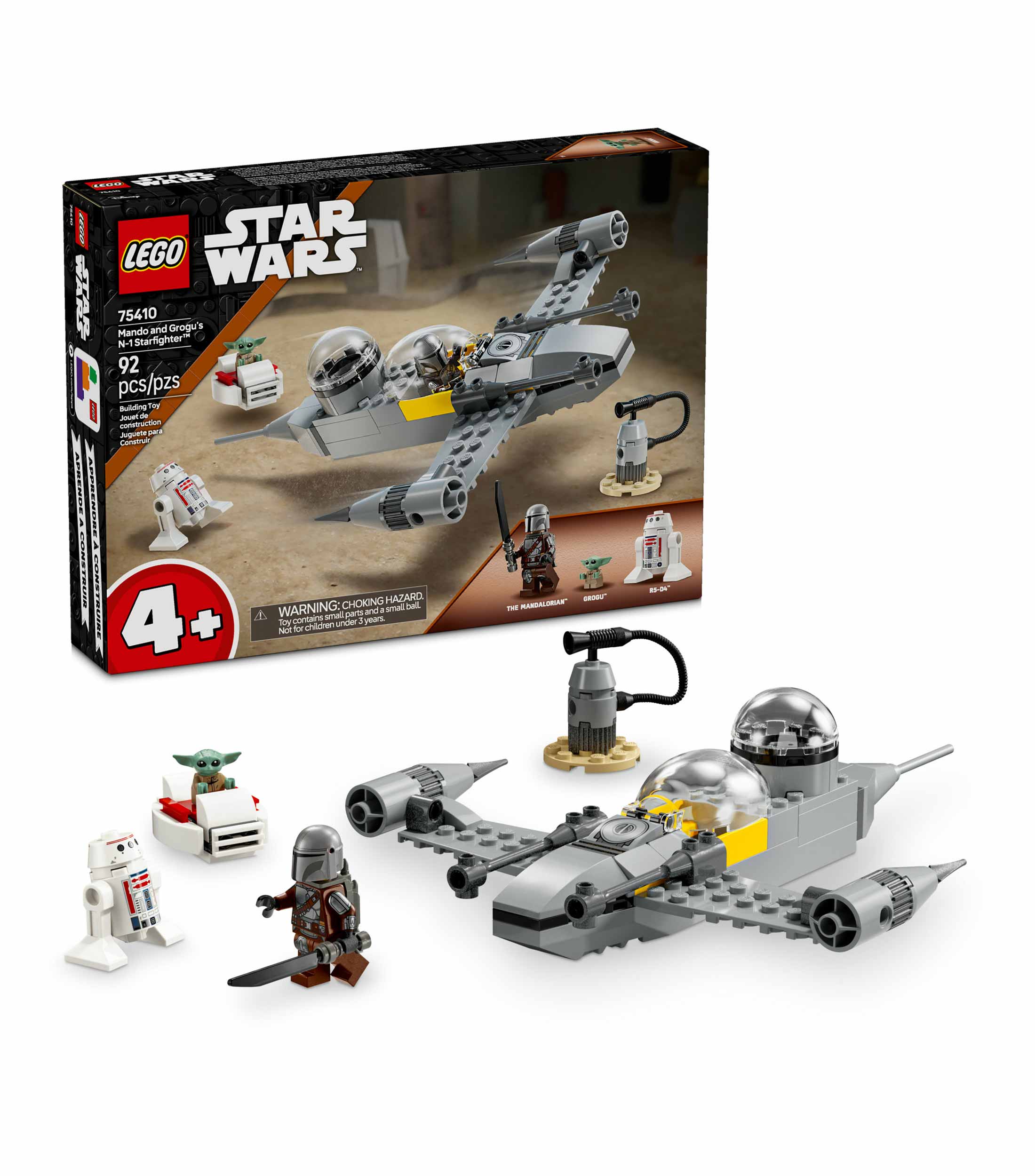 Lego Star Wars, Mando and Grogus N-1 Starfighter 75410