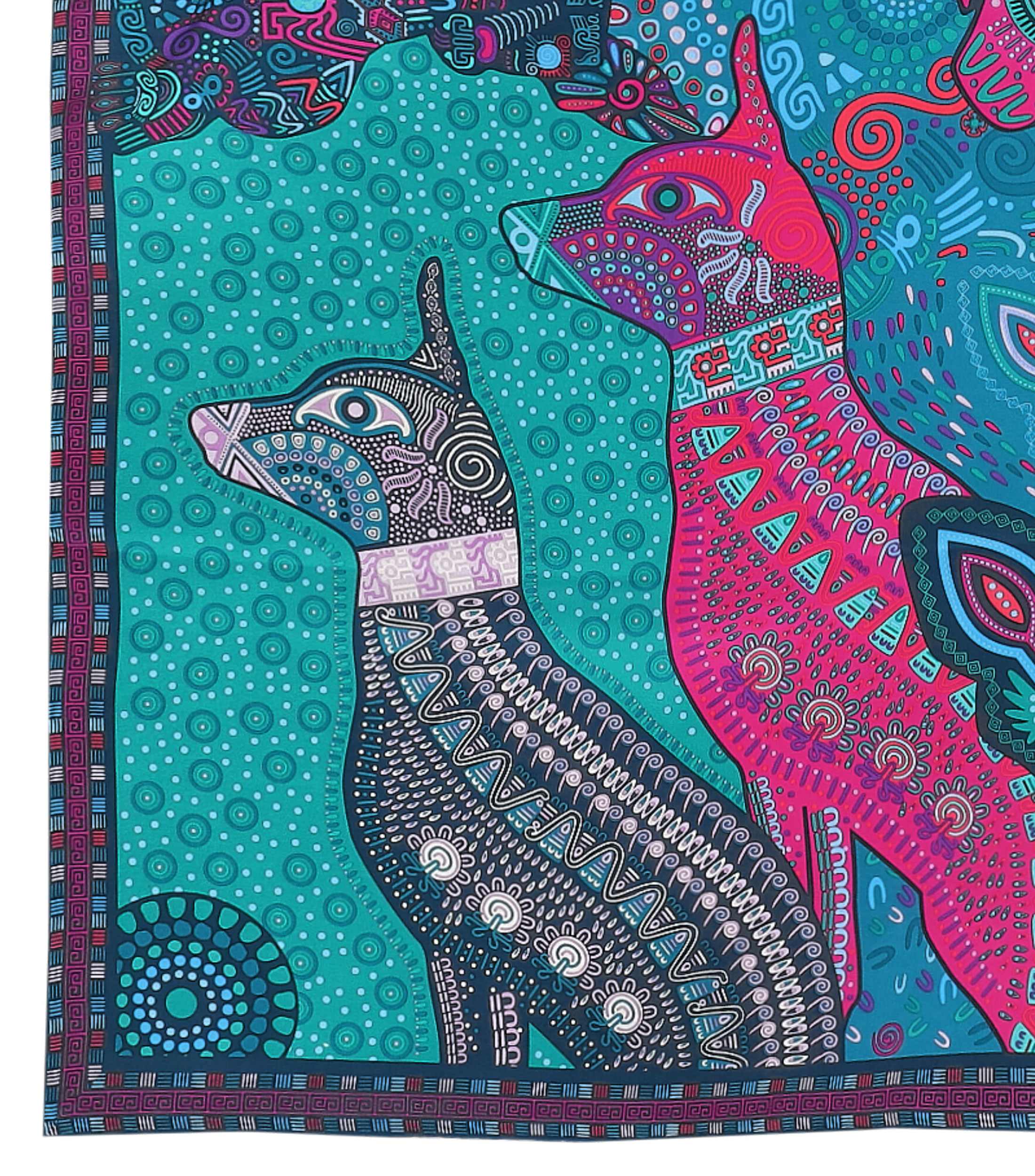 Mascada estampada Mujer
