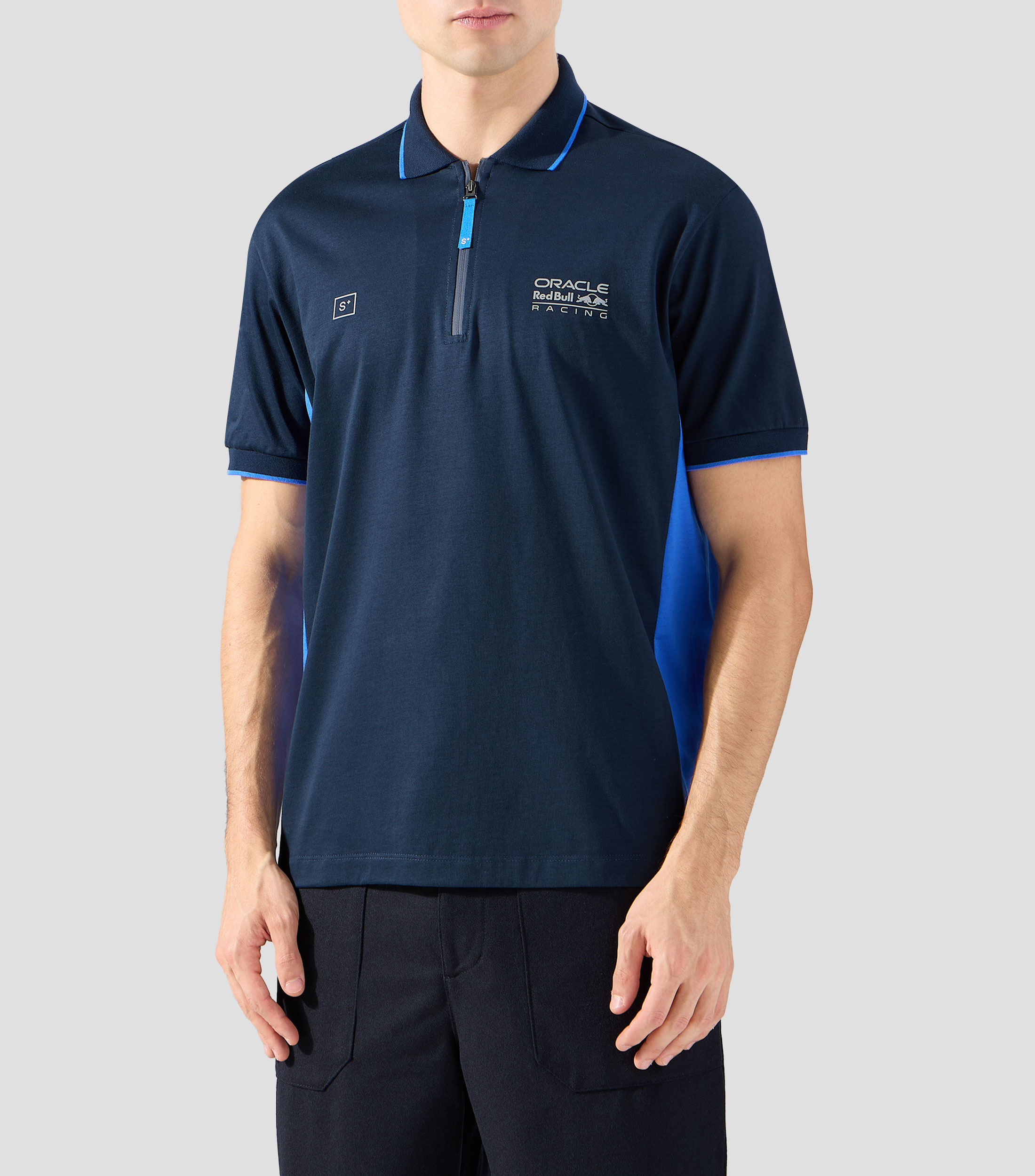 Playera tipo polo manga corta lisa Hombre