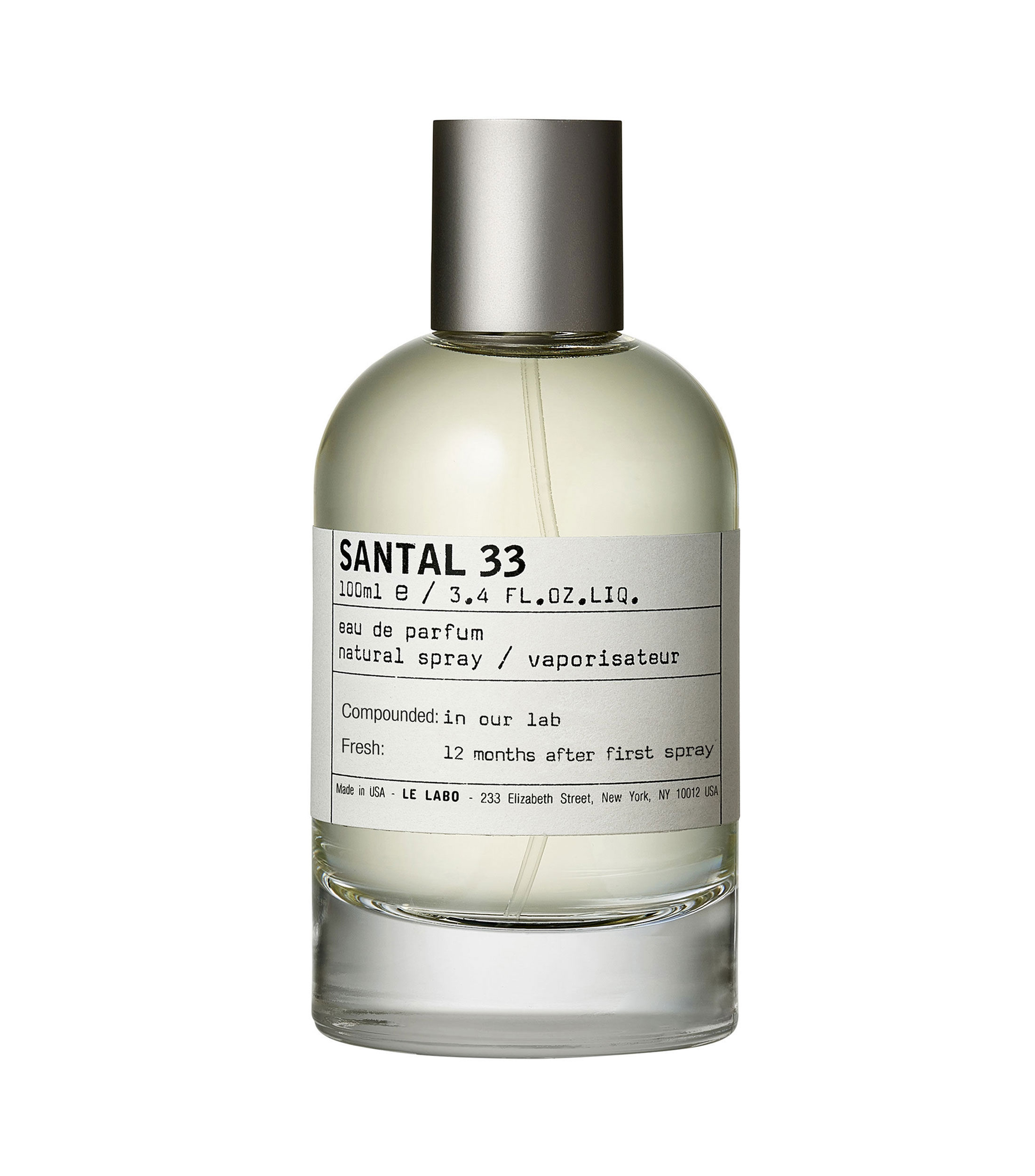 Le Labo Perfume Santal 33 Eau de Parfum, 100 ml Unisex El