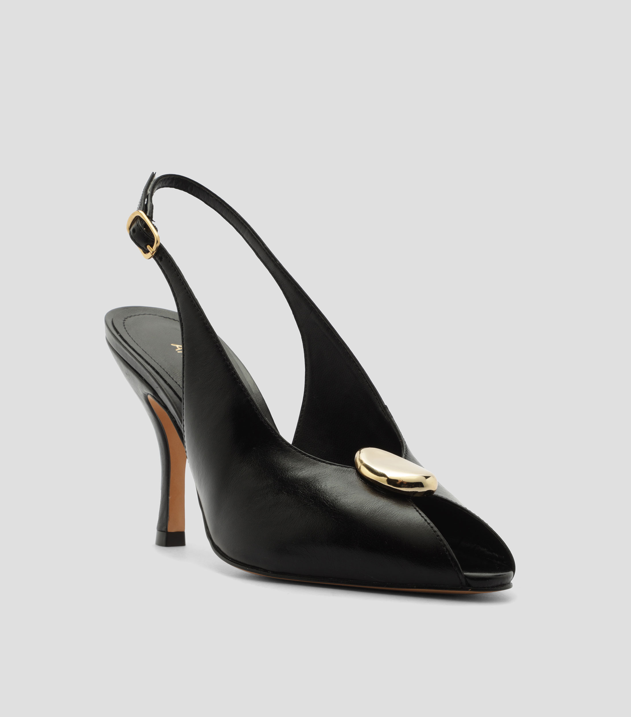 Zapatillas Slingback con tacón alto delgado Mujer