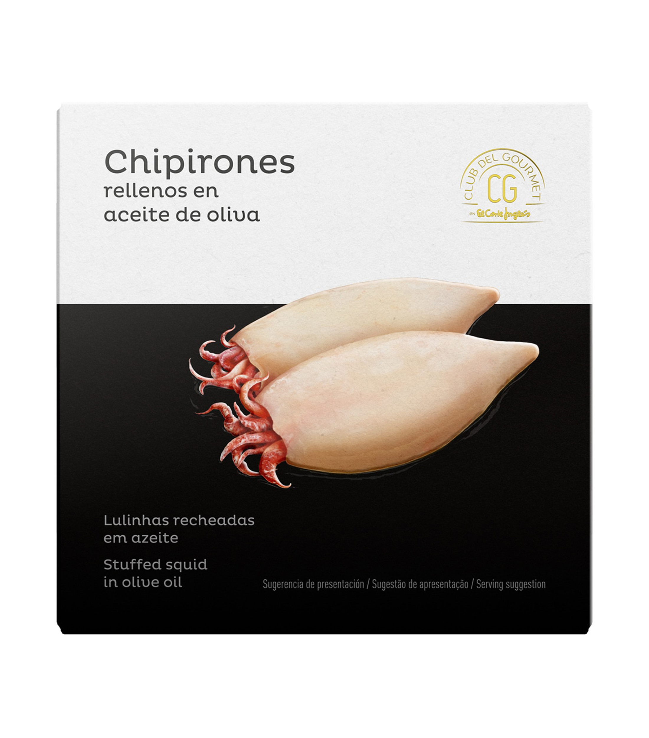 Chipirones Rellenos en aceite de oliva, 82 gr