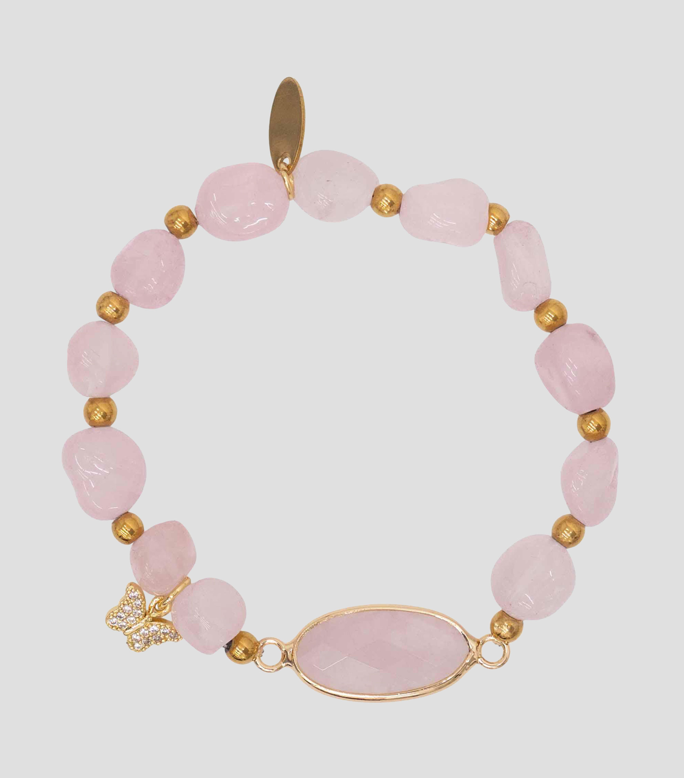Pulsera cuarzo Mariposa Mujer