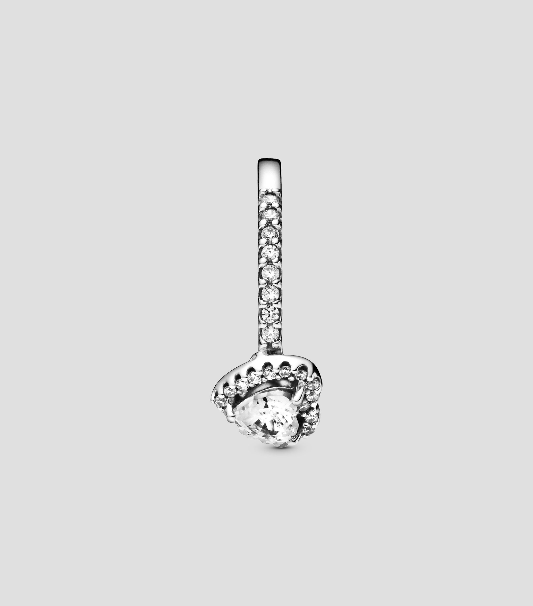 Anillo en plata Elevated Heart Unisex