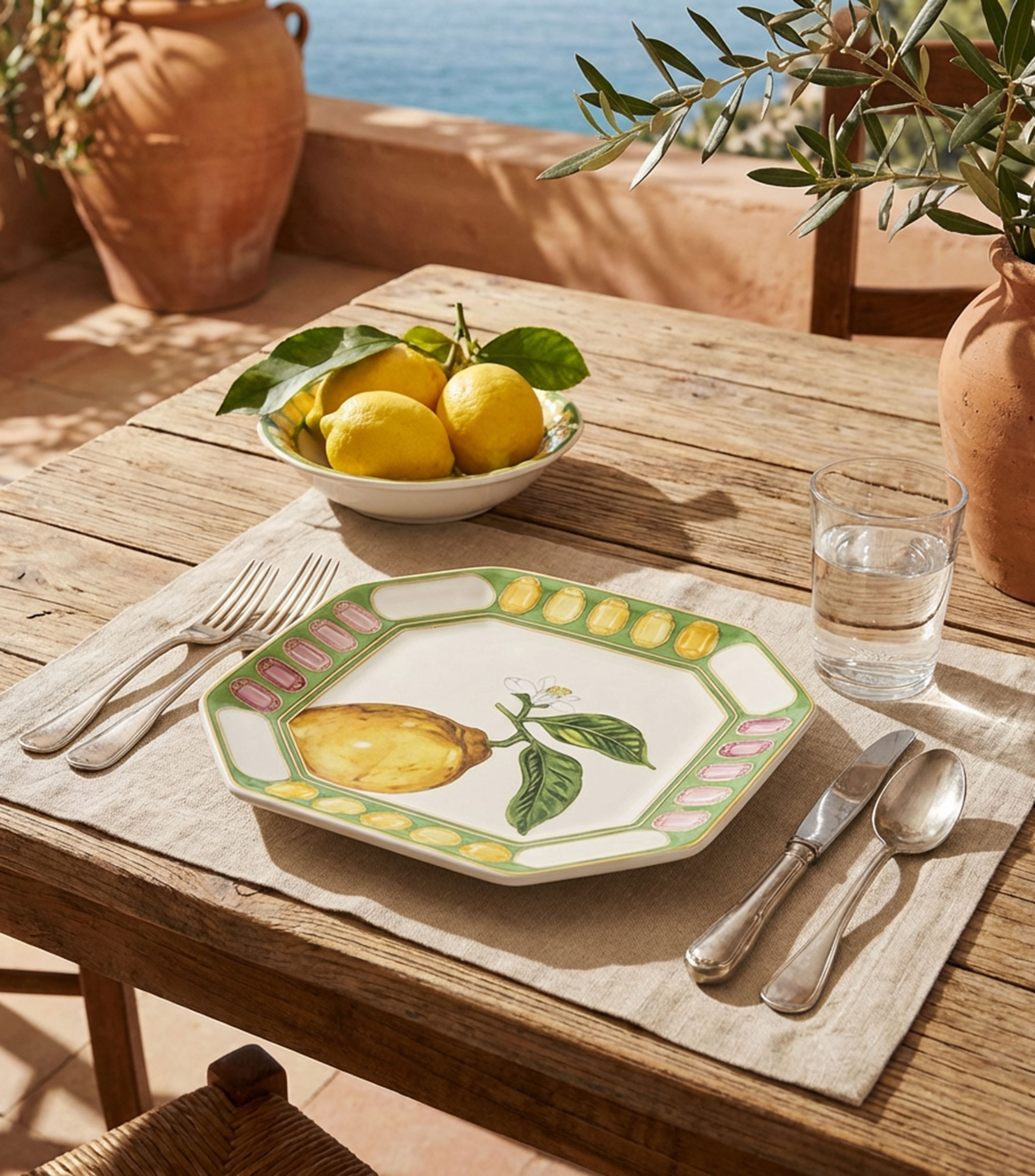 Plato Idyllia fruta