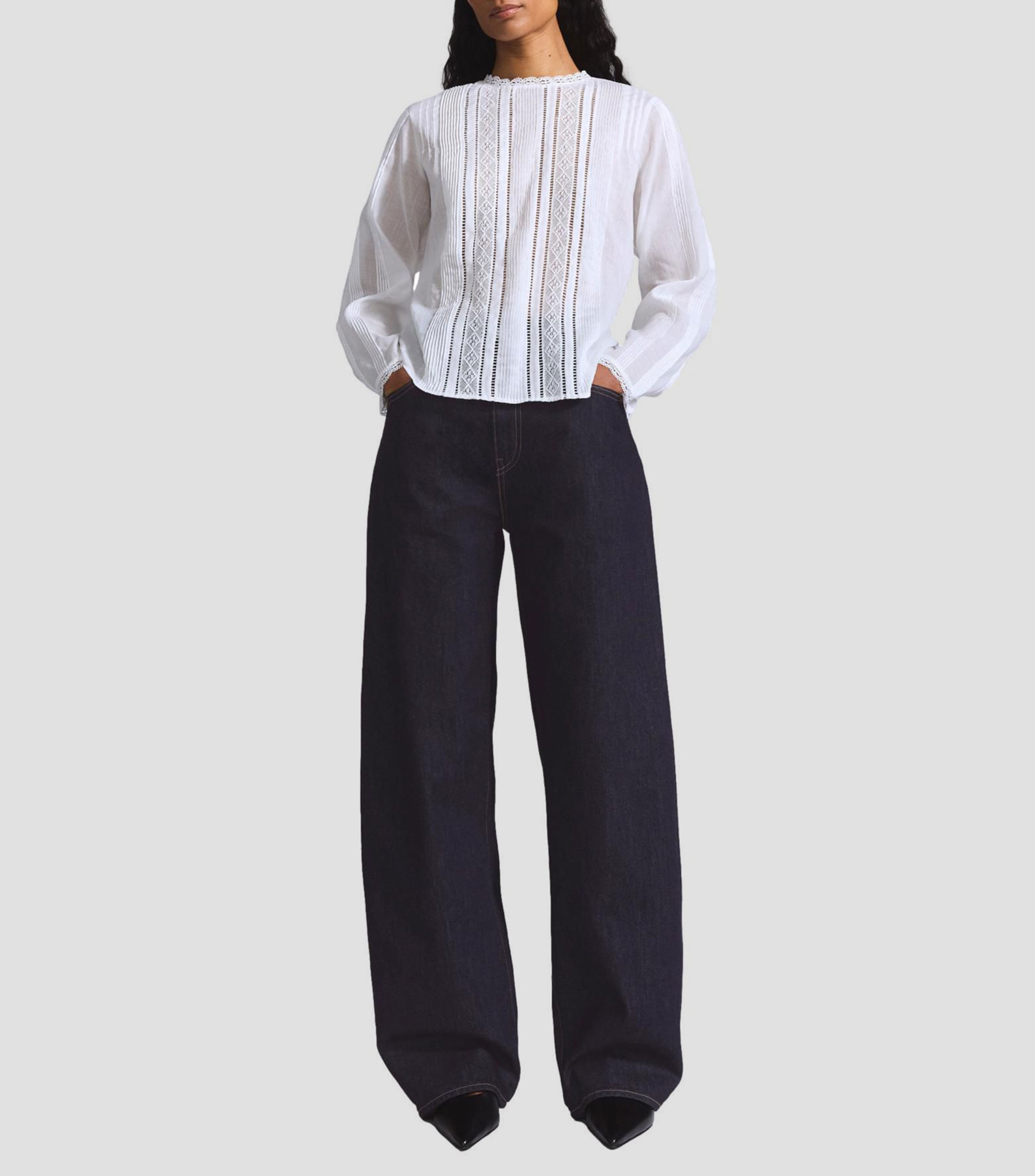 Jeans Drop Barrel Mezclilla Japonesa Premium Blue Tab Levi’s Mujer