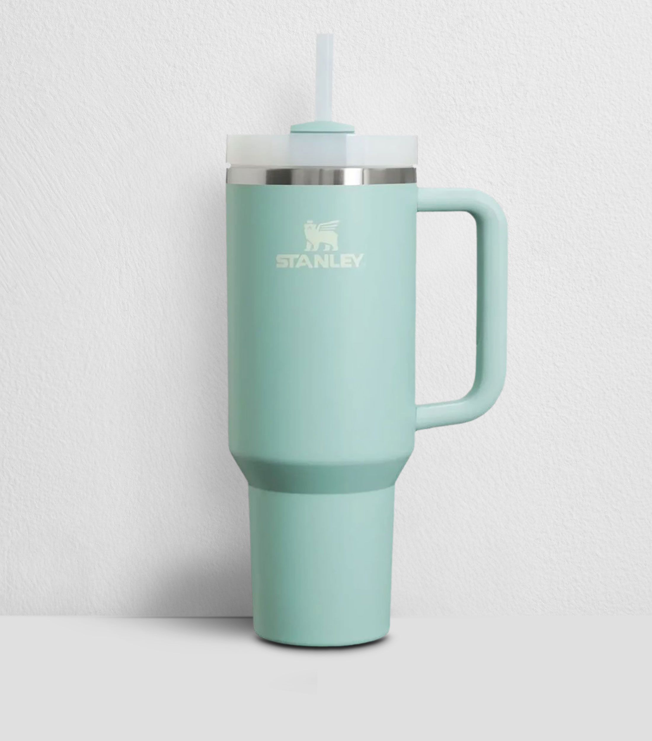 Termo Stanley Quencher turquesa en acero inoxidable con popote, 1.18 L