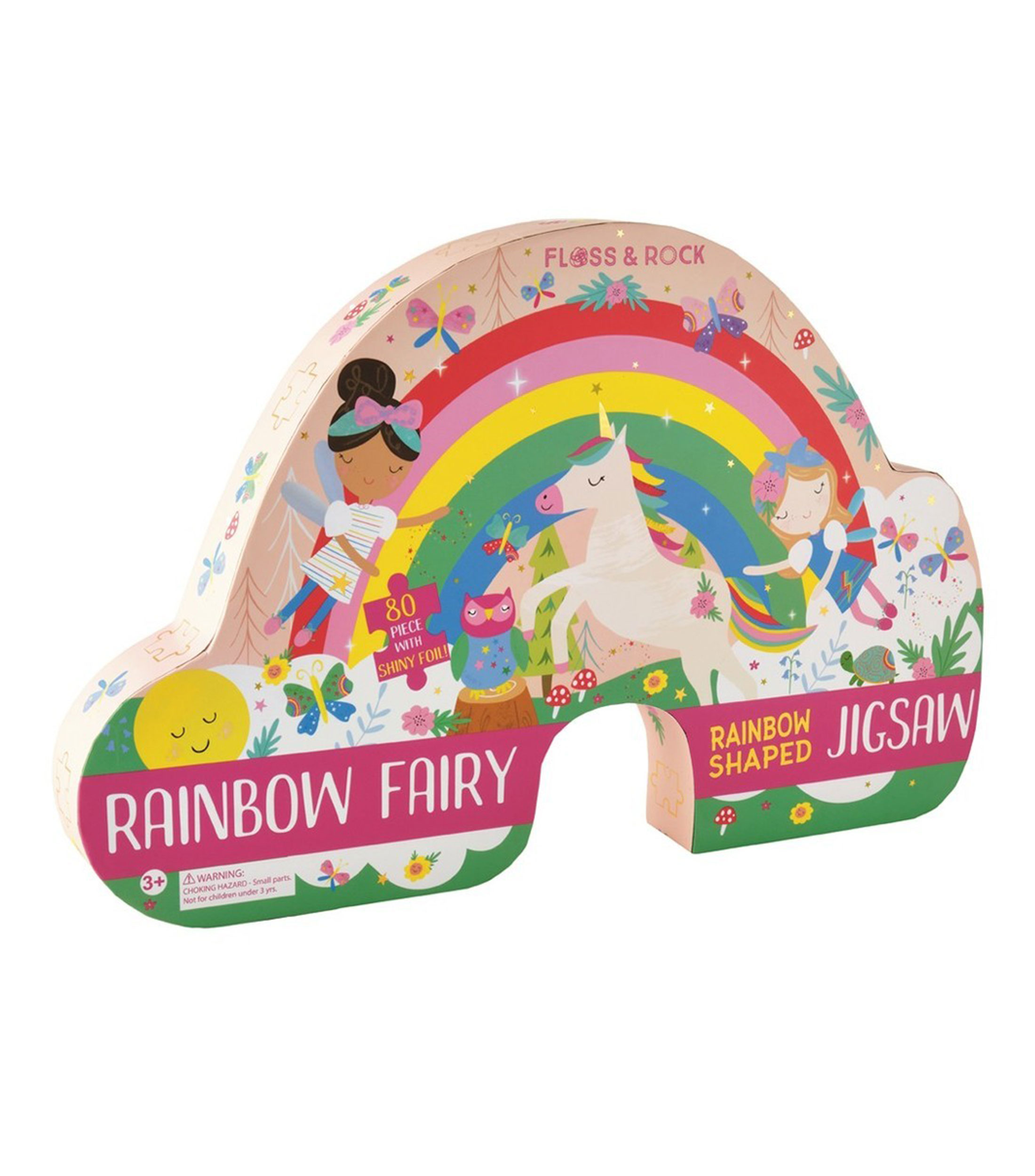 Rompecabezas Infantil 80 Piezas Hadas Arcoiris
