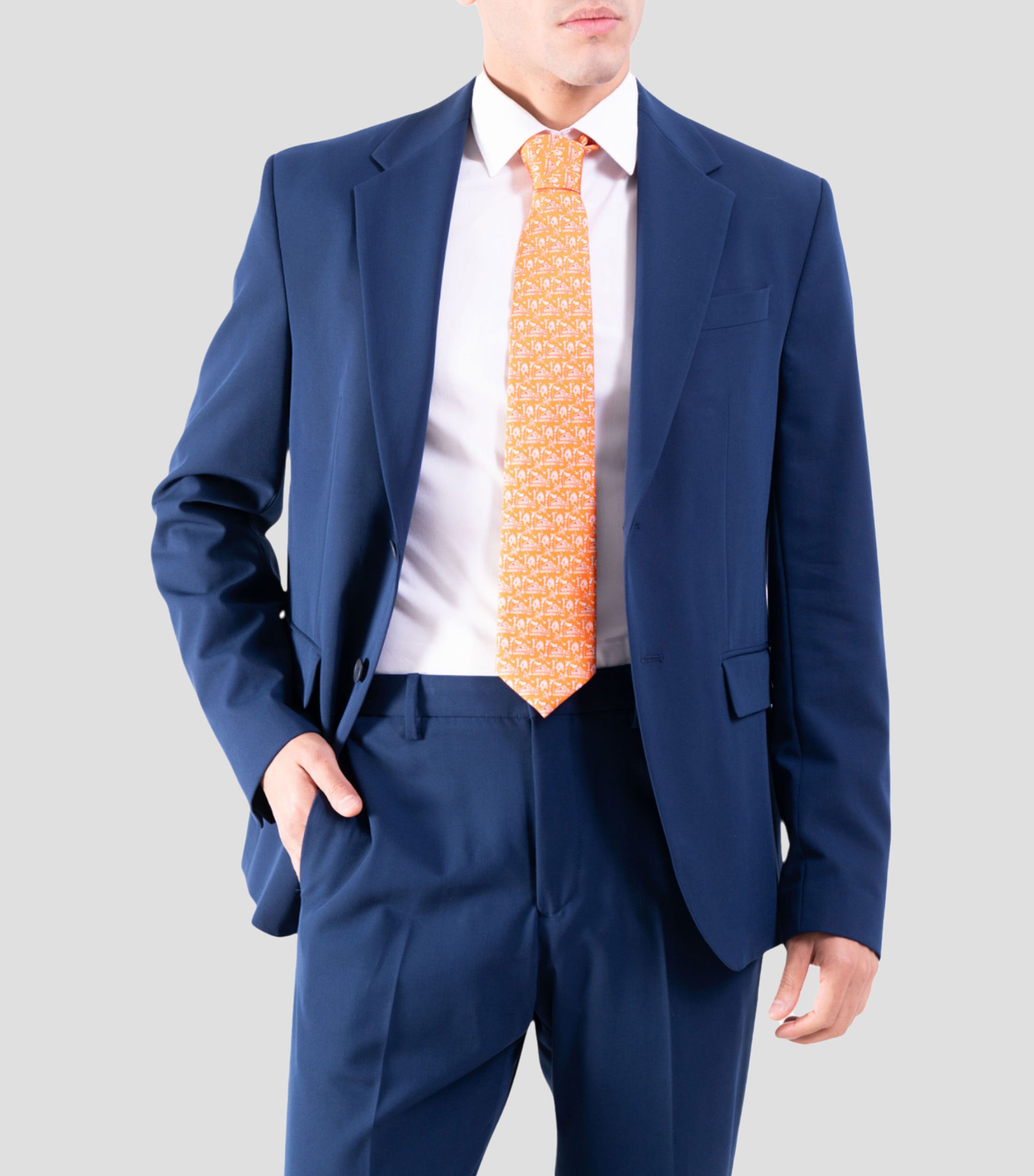 Corbata Mi Ciudad en seda multicolor
