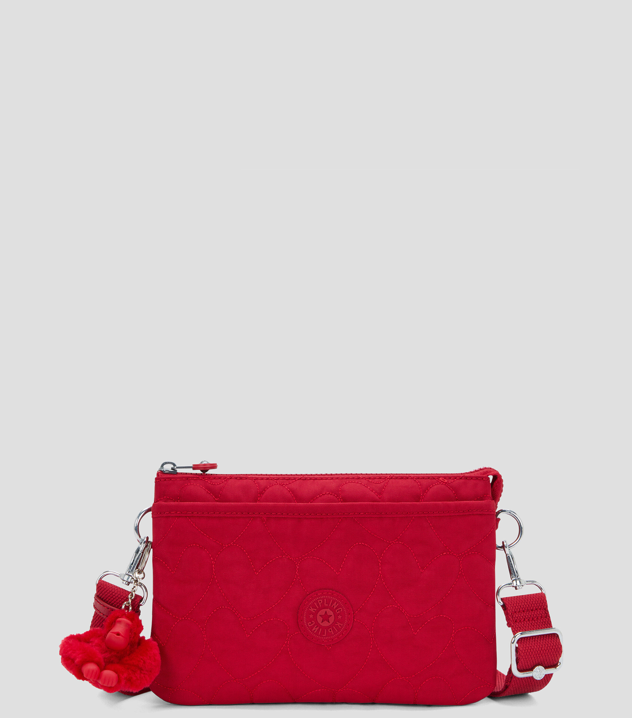 Bolsa Crossbody Roja Riri Many Hearts Lisa Mujer