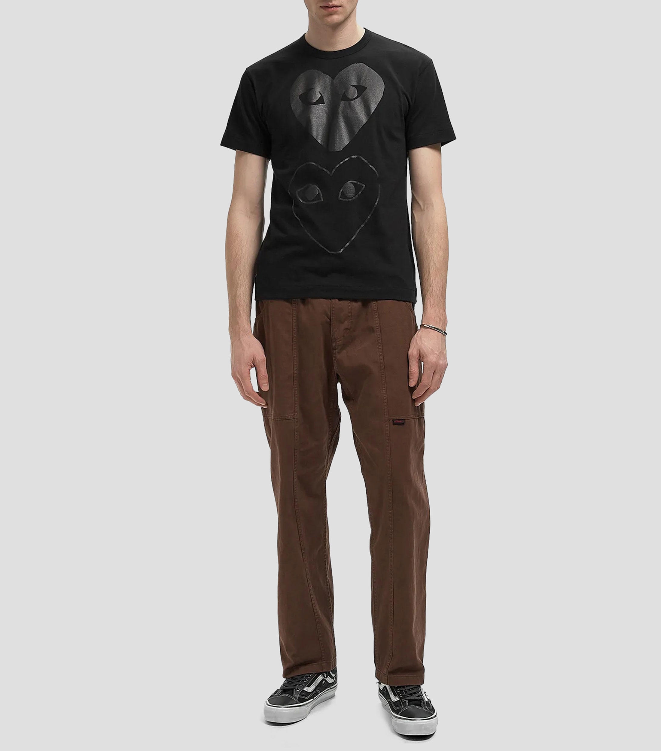 Playera cuello redondo manga corta estampada Hombre