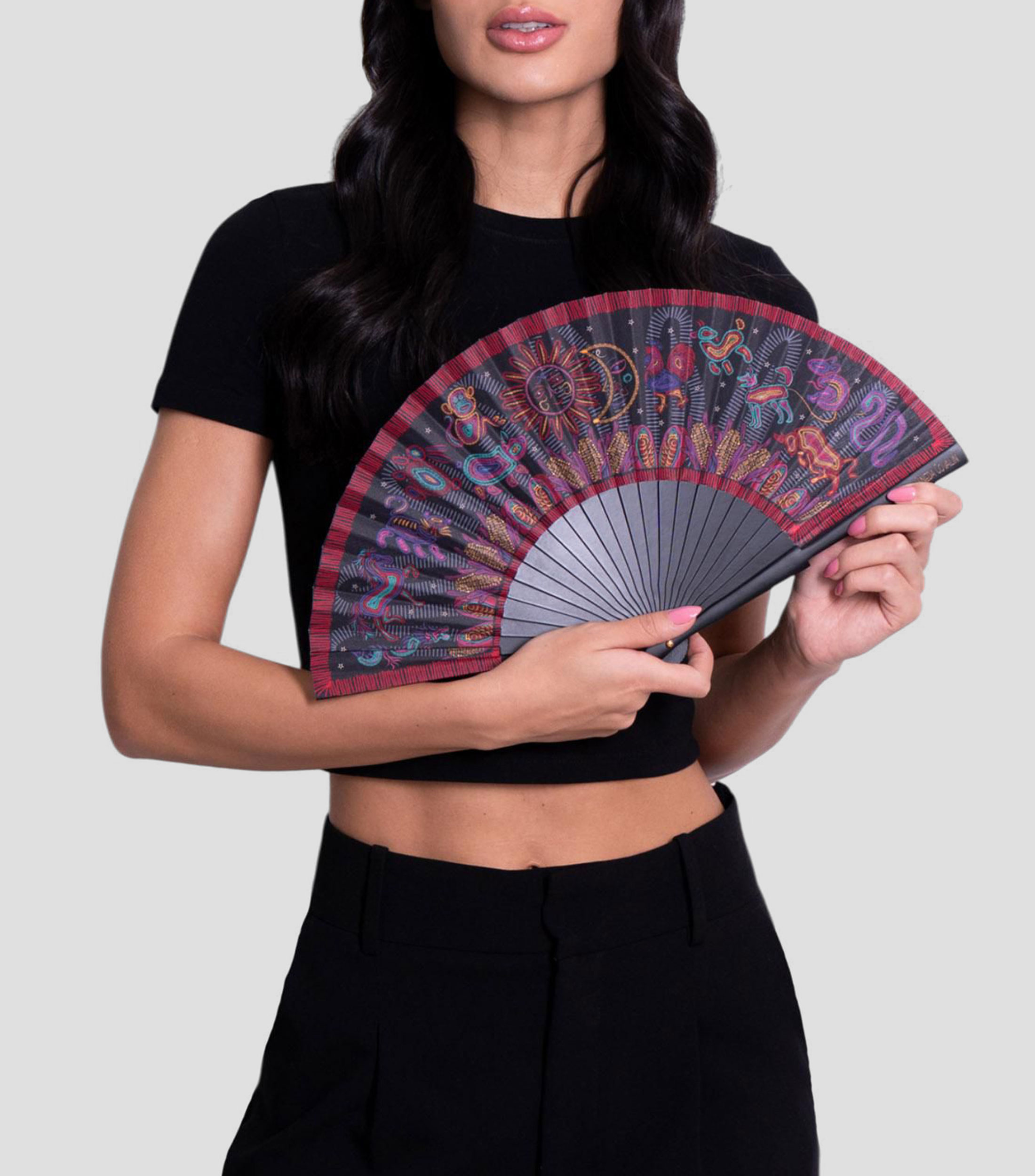 Abanico estampado Astros Mujer