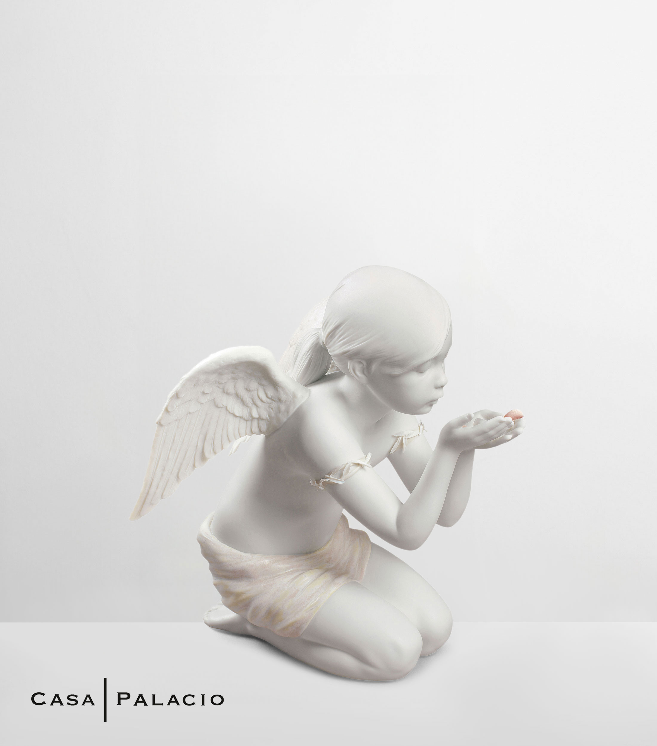 Escultura Un Soplo a la Fantasía en porcelana