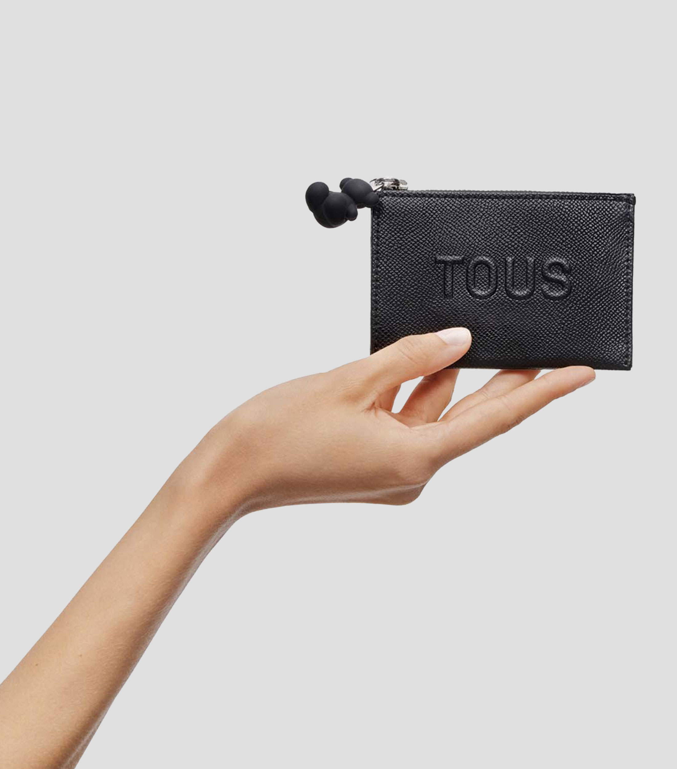 Monedero negro La Rue New liso Mujer
