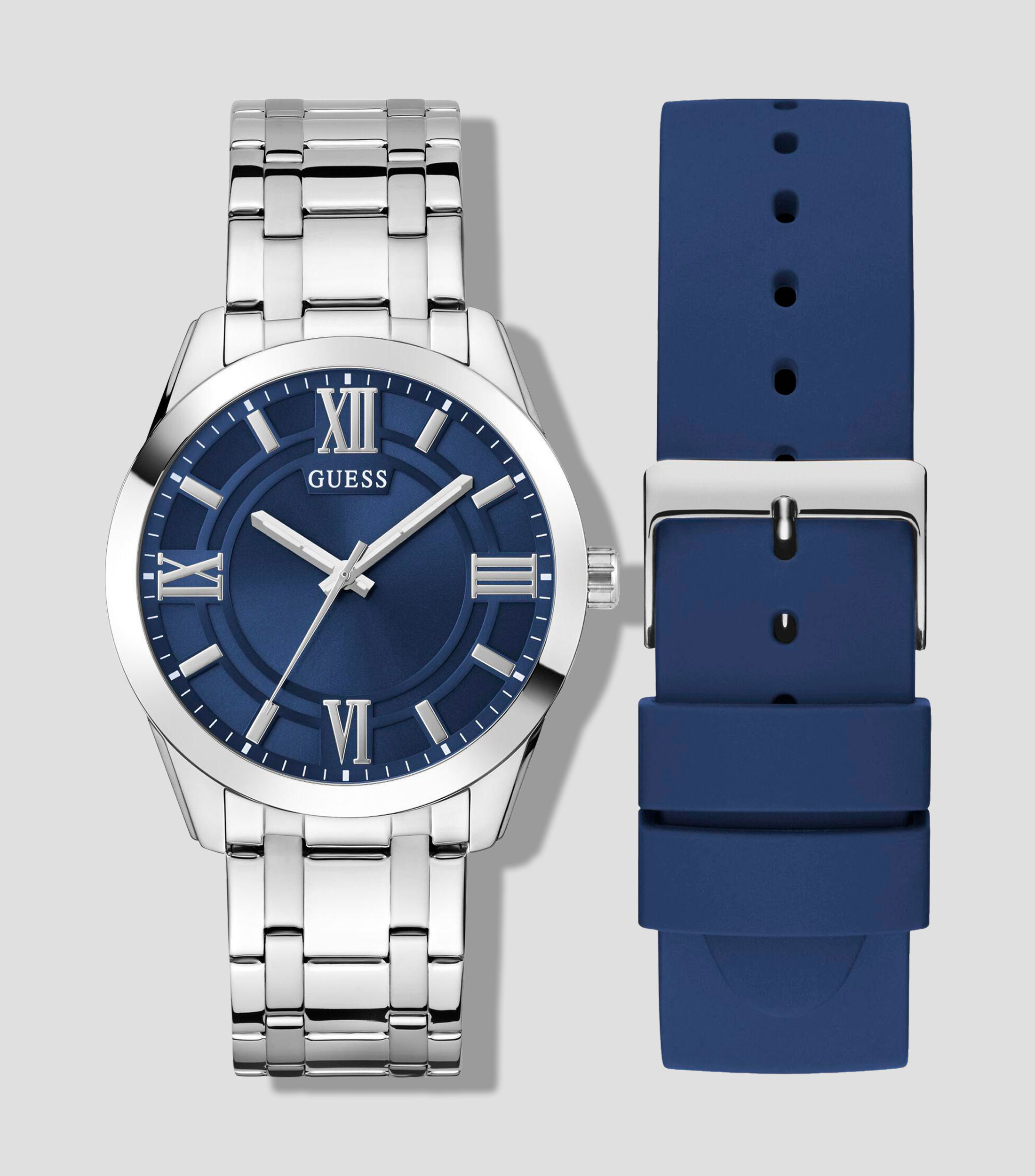 Reloj para Hombre Elliot Casual Azul, Plateado