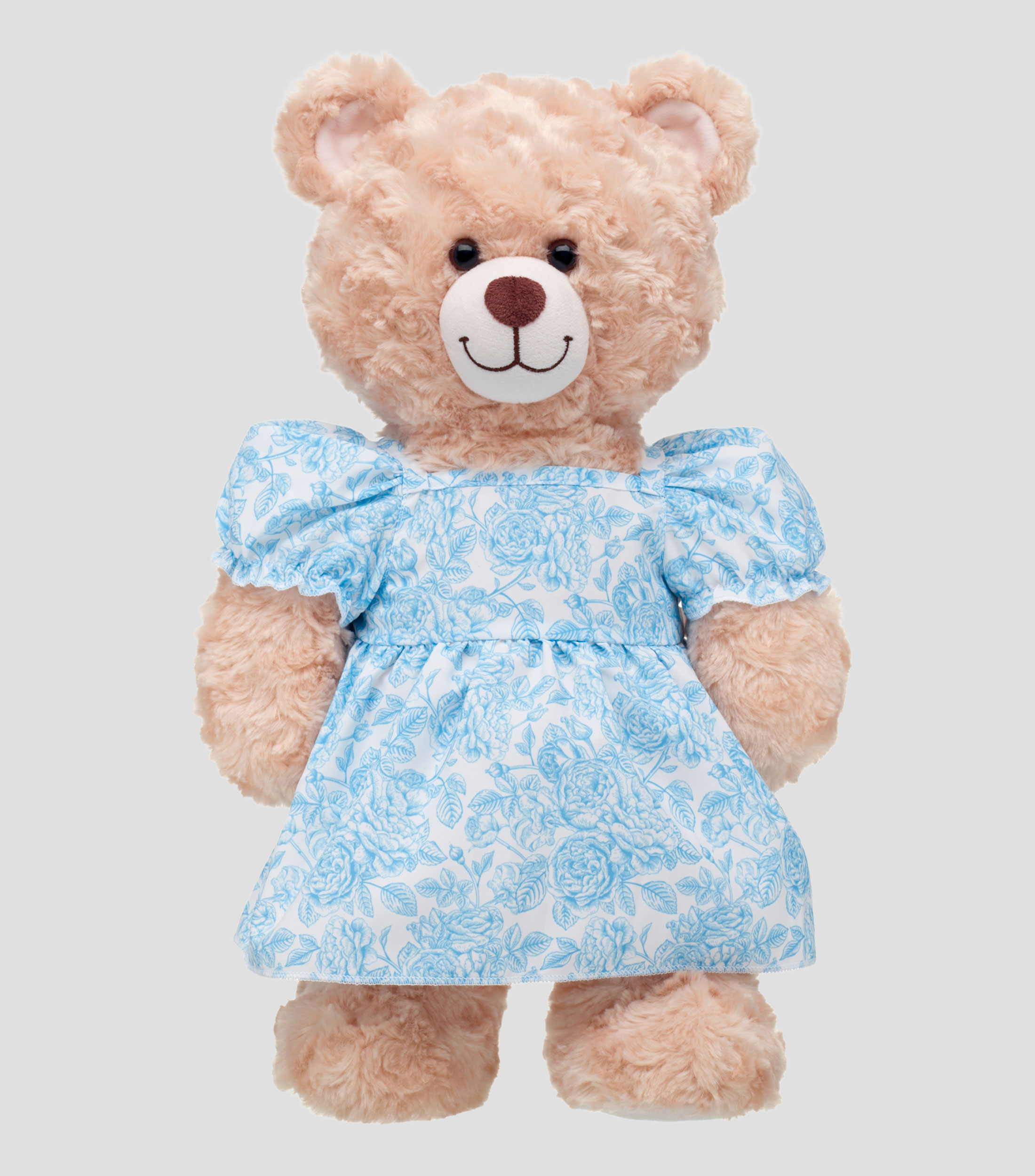 Vestido Azul Floral para Osito