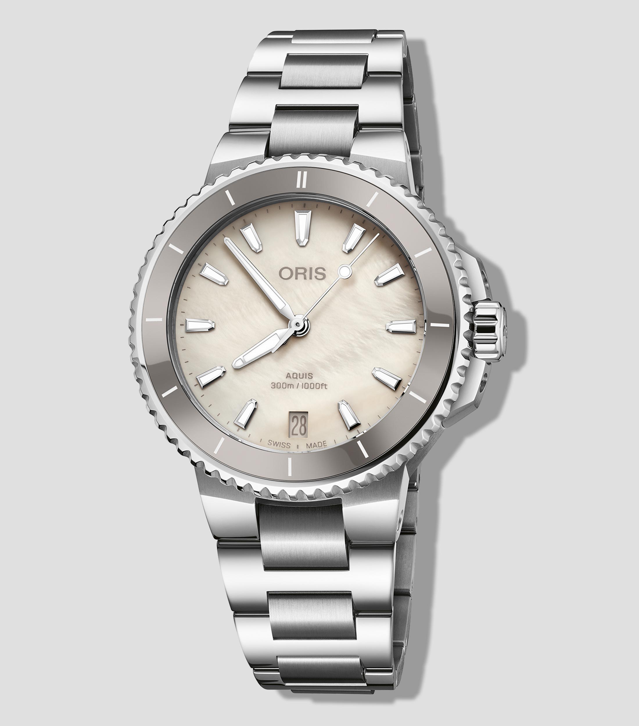 Reloj para Mujer Aquis Deportivo Plateado