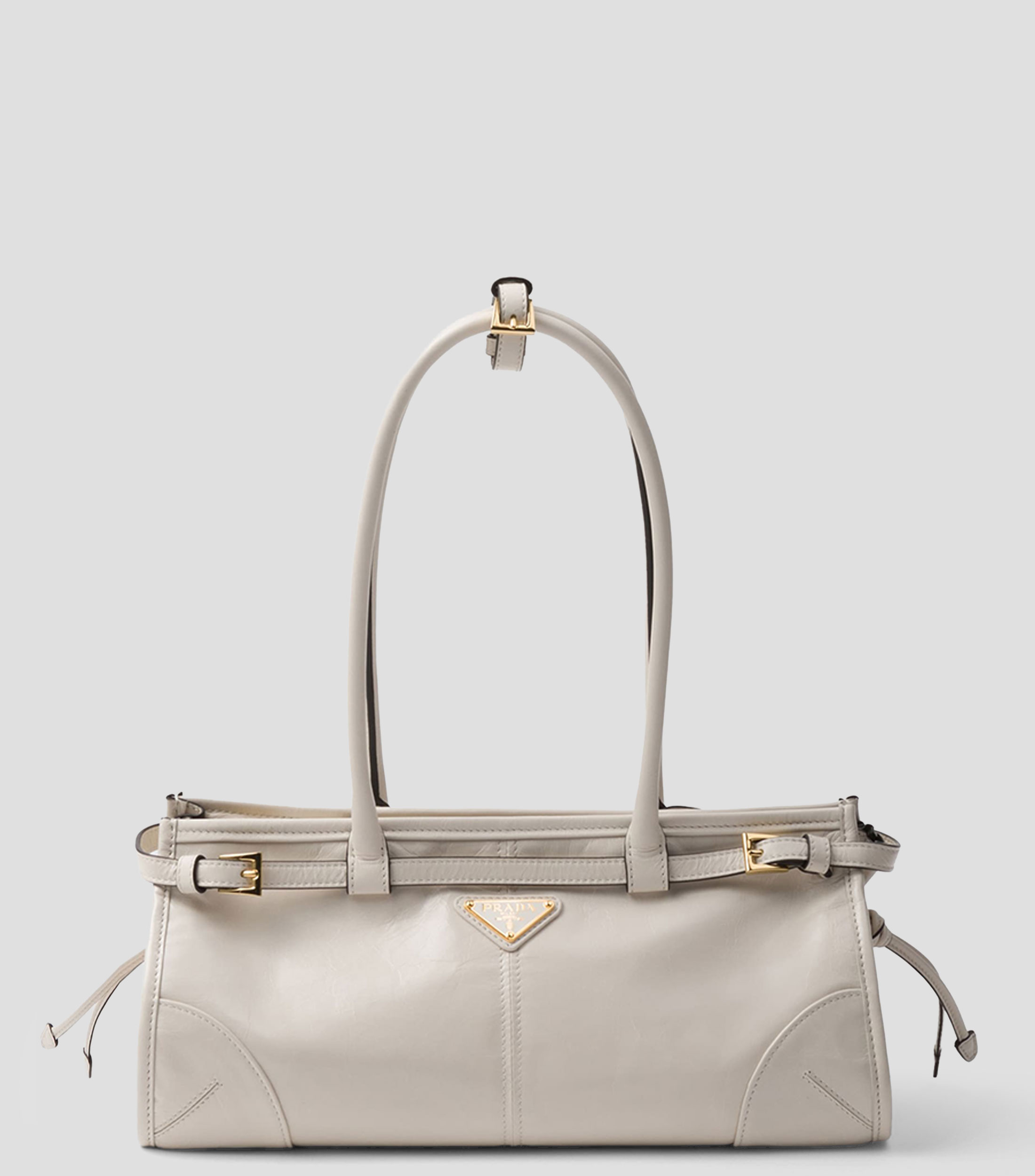 Bolsa Tote Blanca en Piel Bonnie, Mujer