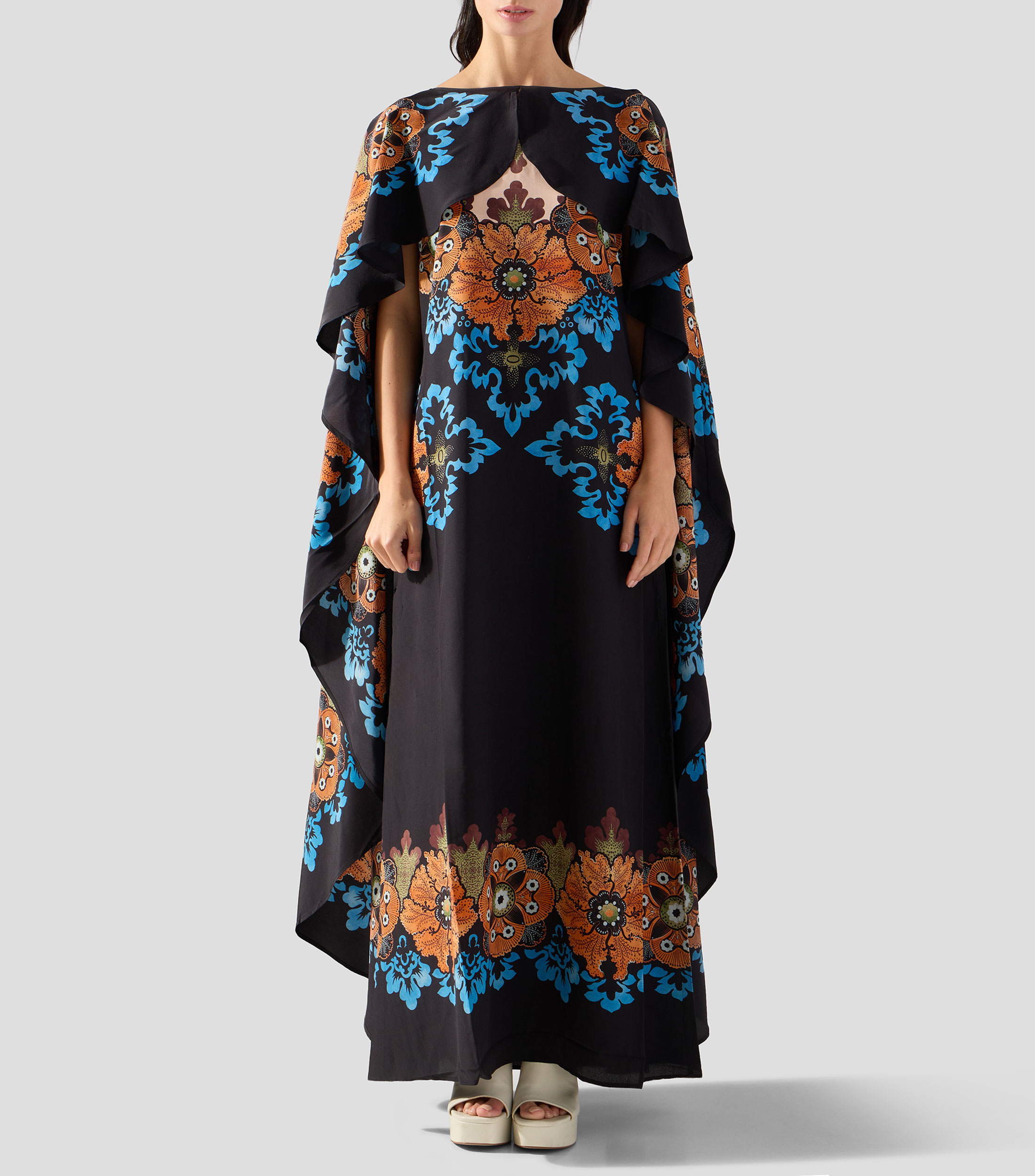 Vestido largo estampado Magic Mujer