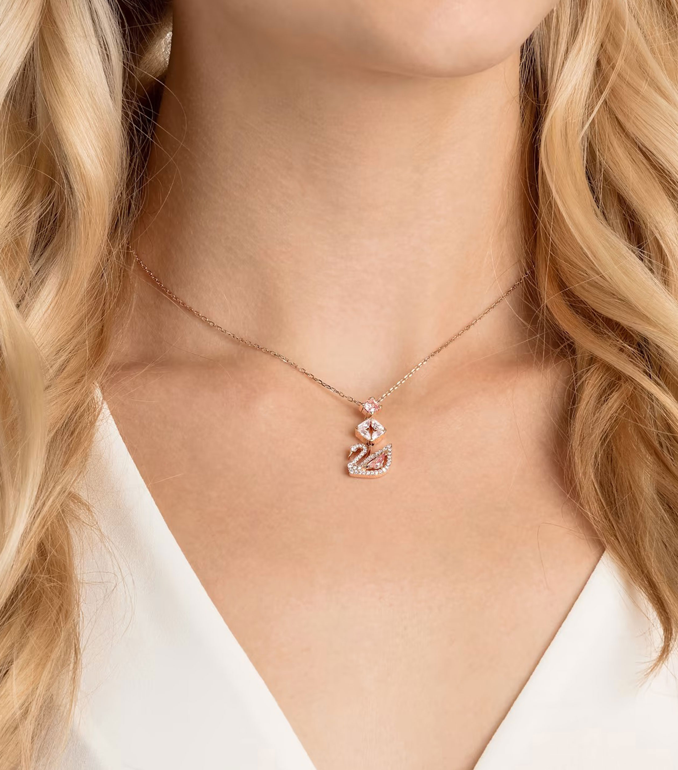 Collar con dije y cristales Swarovski Dazzling Mujer
