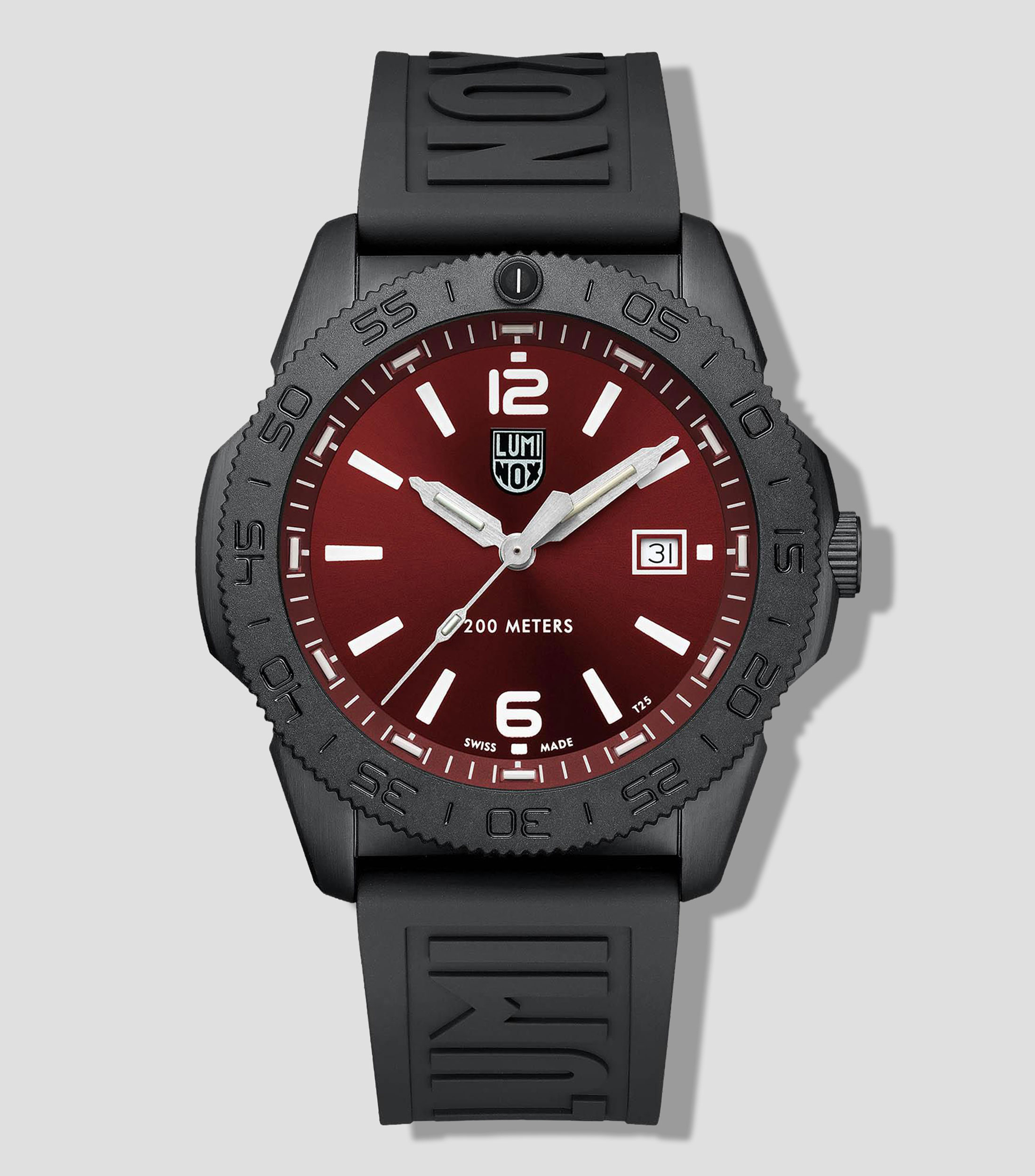 Reloj para Hombre Pacific Diver Red Steel casual negro