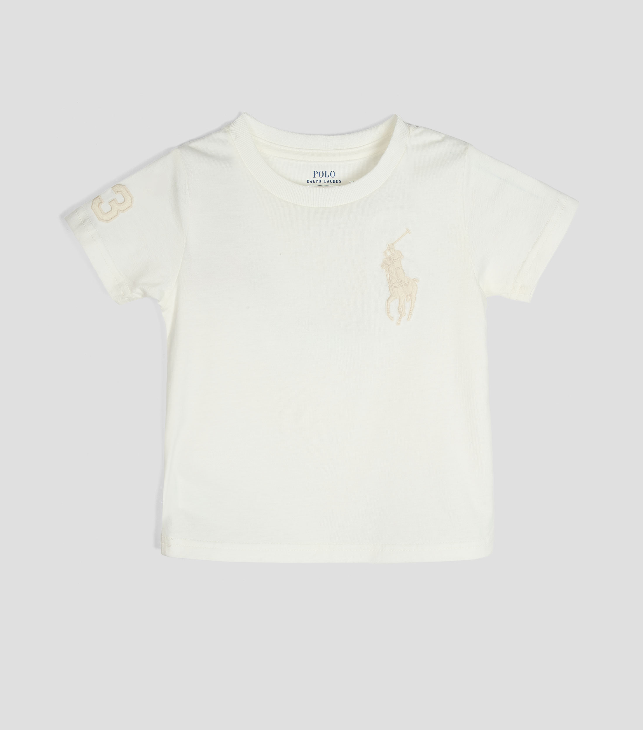 Playera cuello redondo manga corta sólida Bebé