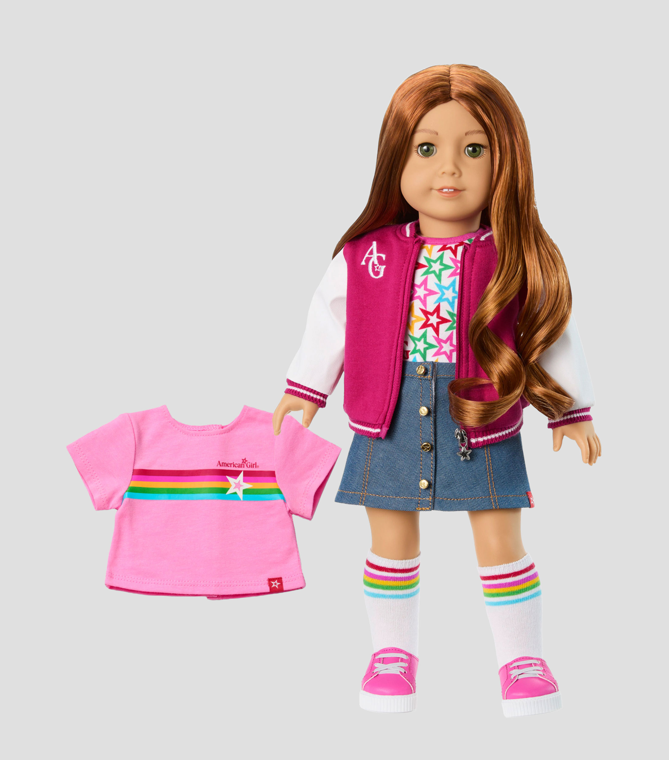 Muñeca Truly Me, cabello pelirrojo con caireles